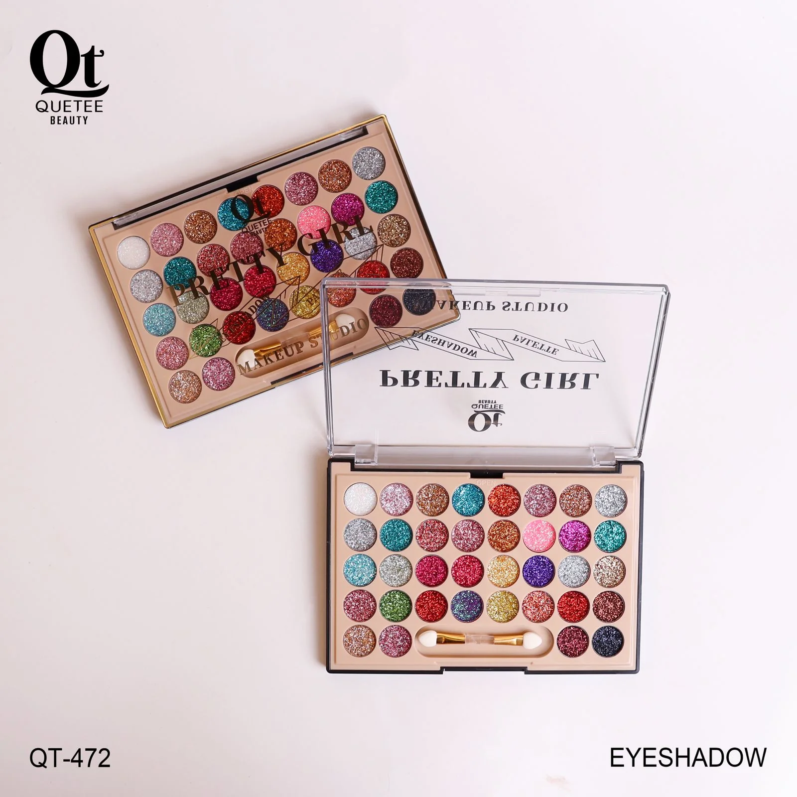 Quetee Beauty Eye Shadow Kit 36 Shine Colors - Image 2