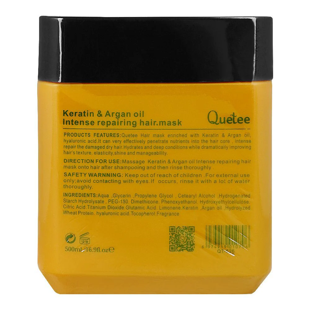 Quetee Beauty Keratin Complex Treatment Hair MasK 500ml - Image 2