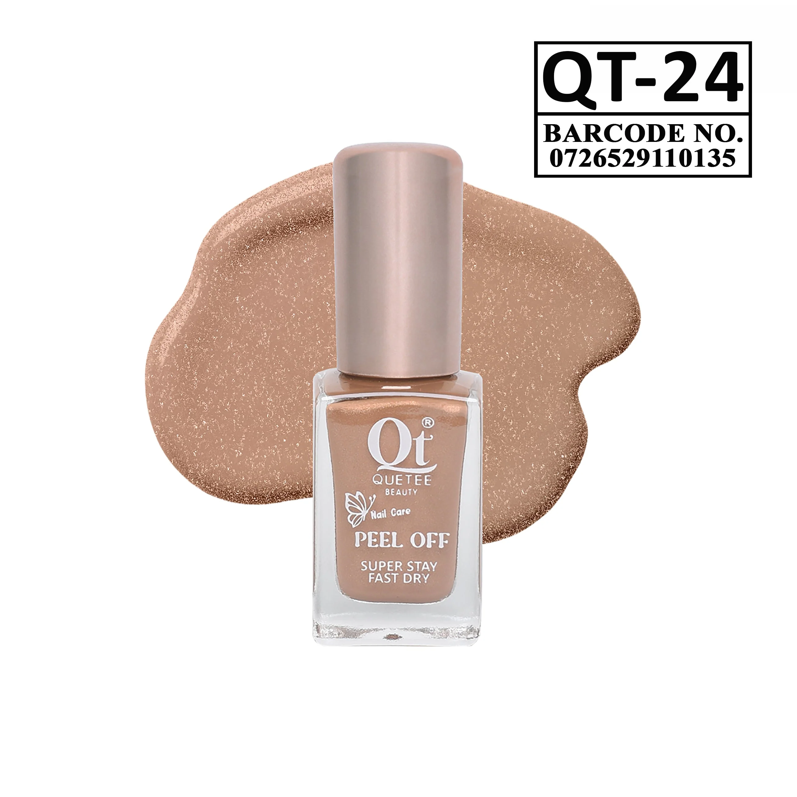 Quetee Beauty Peel Off Nail Polish QT-24 - Image 2