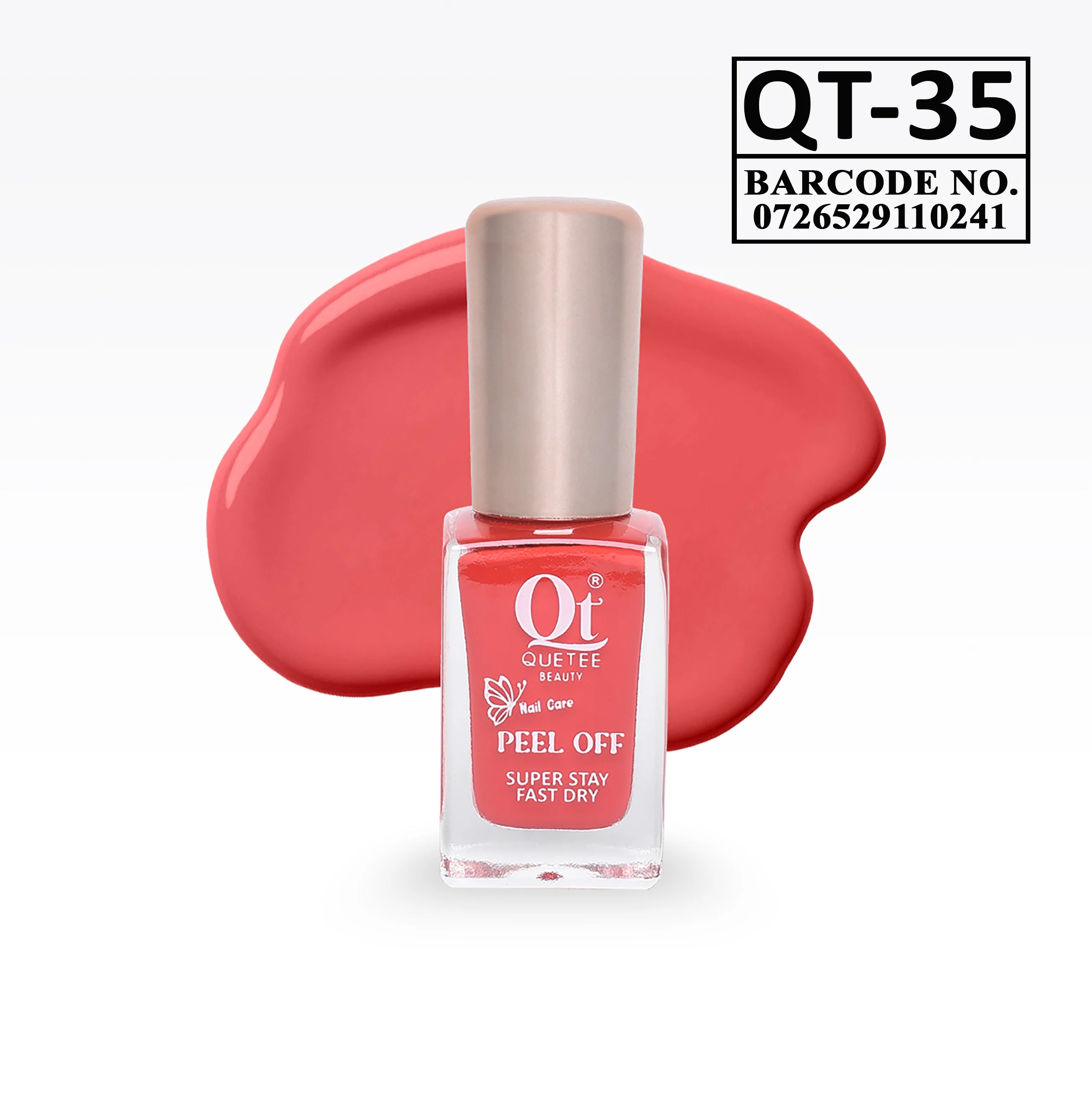 Quetee Beauty Peel Off Nail Polish QT-35 - Image 2