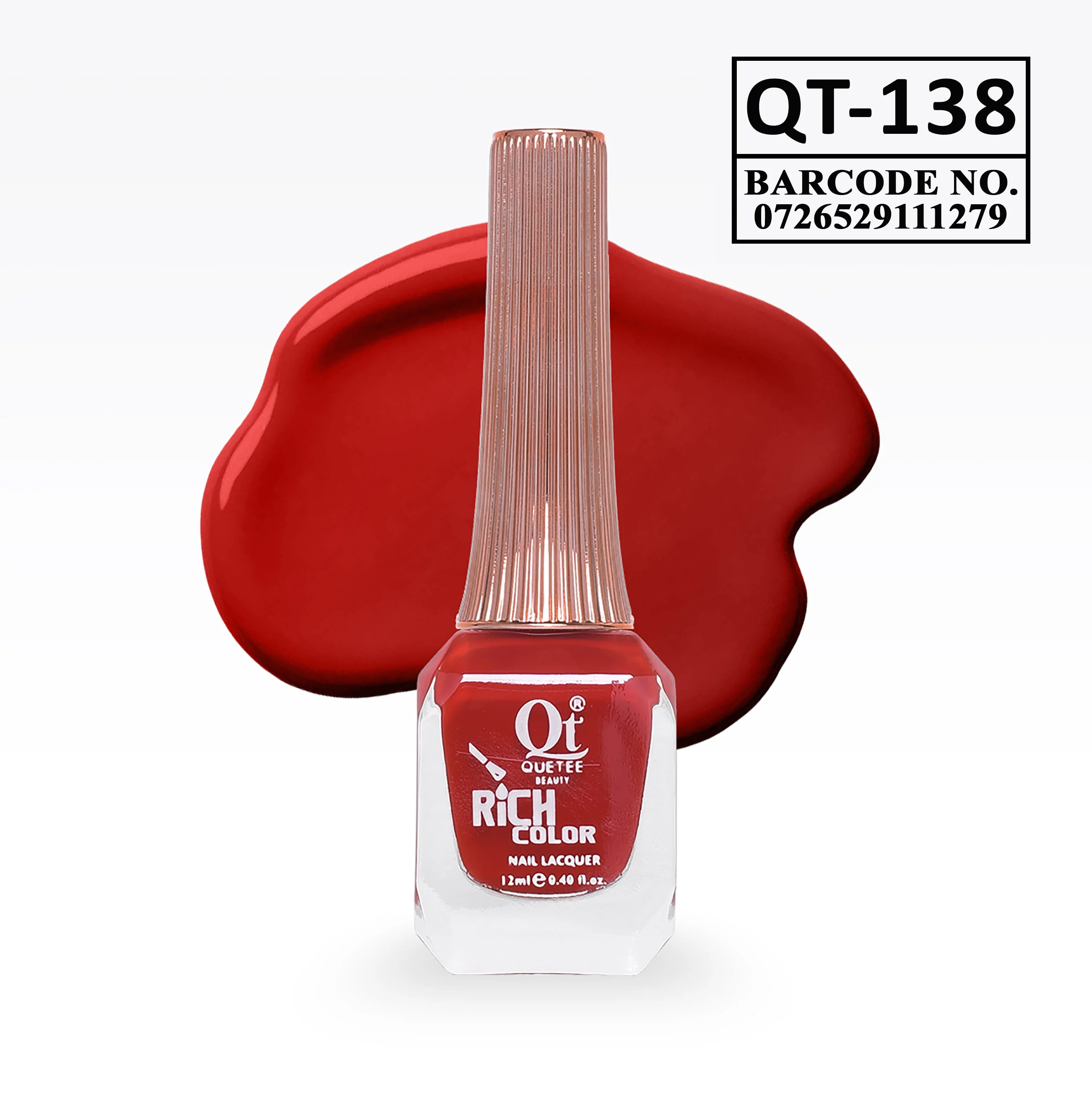 Quetee Beauty Rich Color Nail Polish QT-138 - Image 2