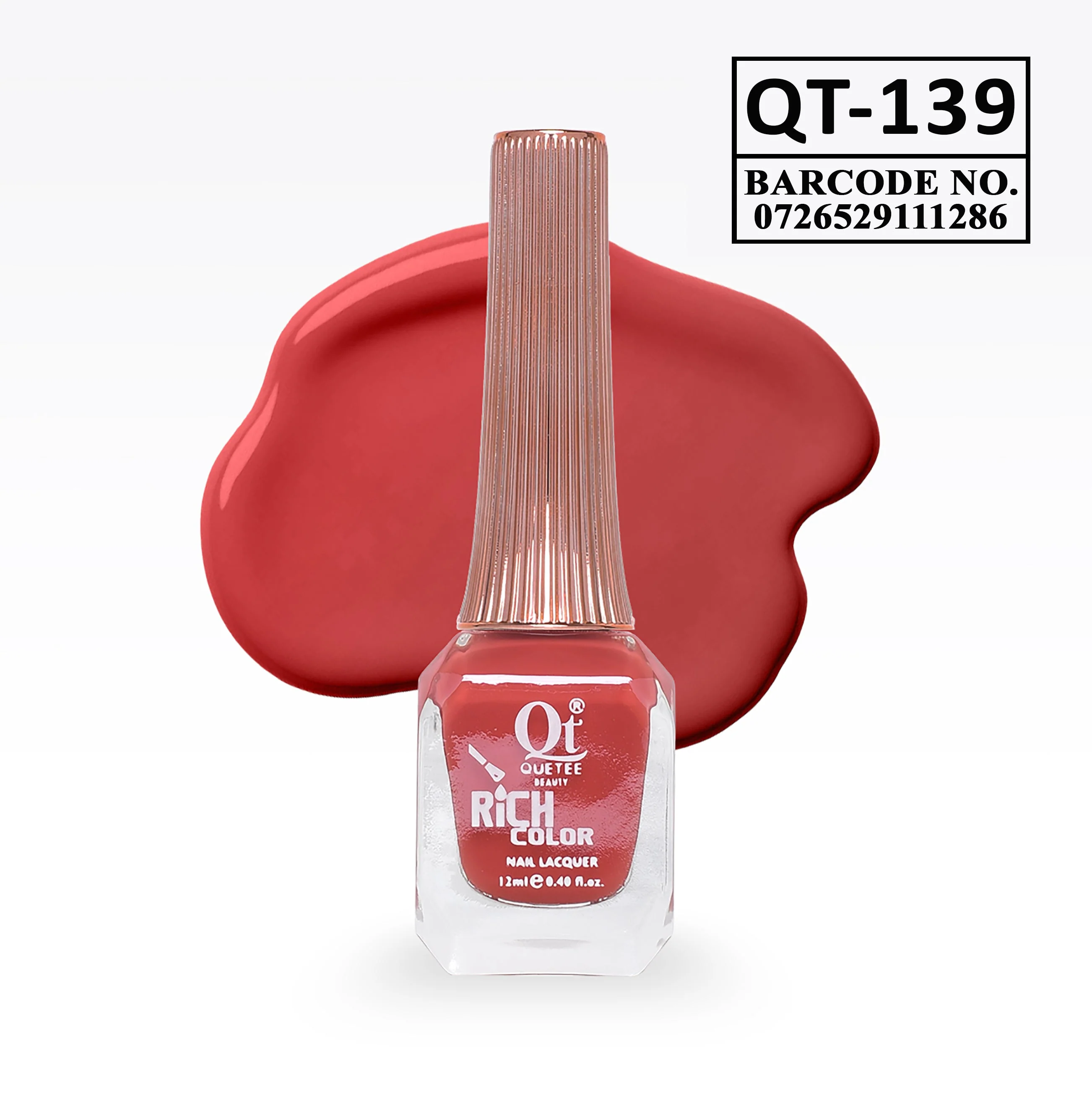 Quetee Beauty Rich Color Nail Polish QT-139 - Image 2