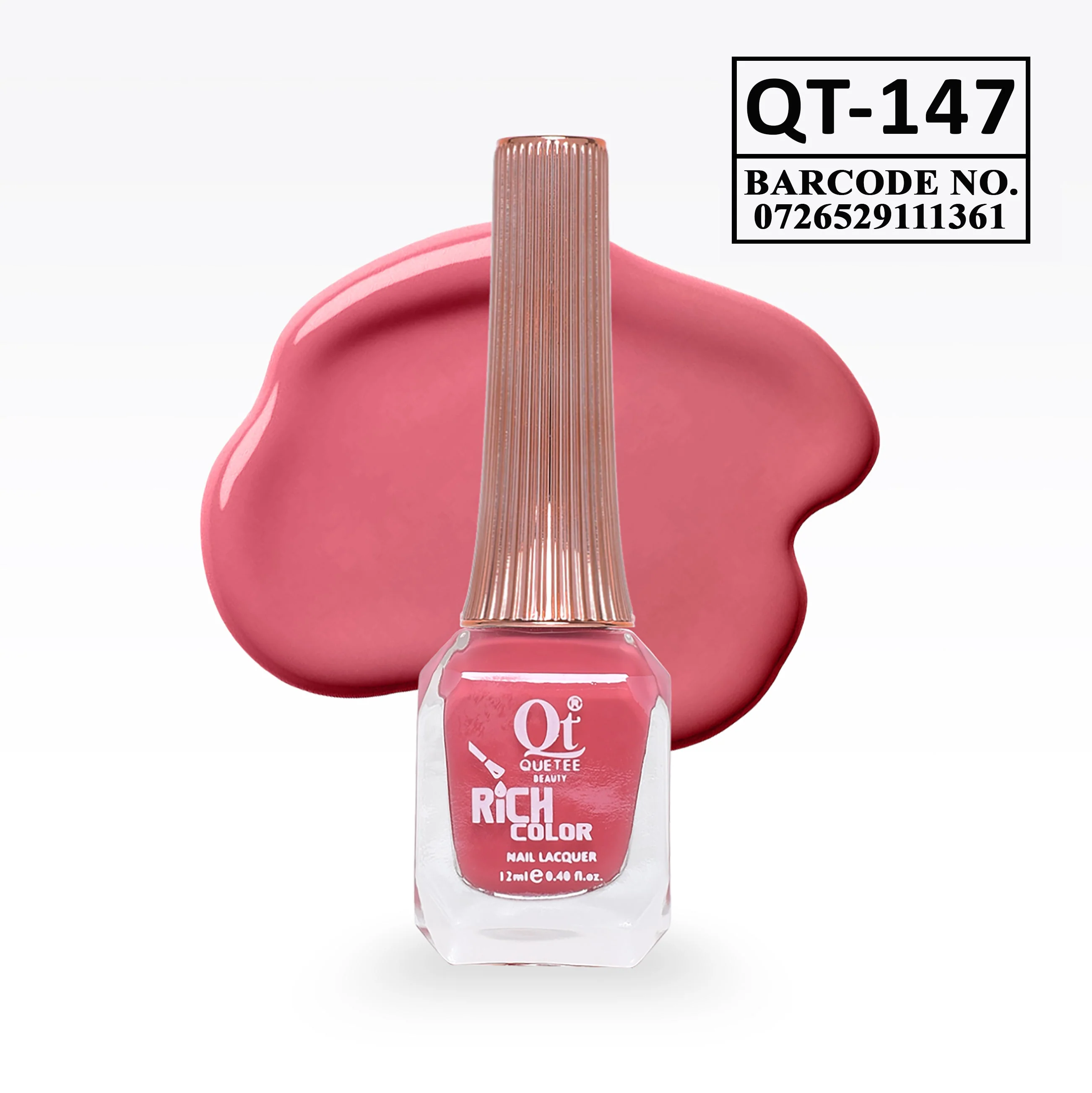 Quetee Beauty Rich Color Nail Polish QT-147 - Image 2