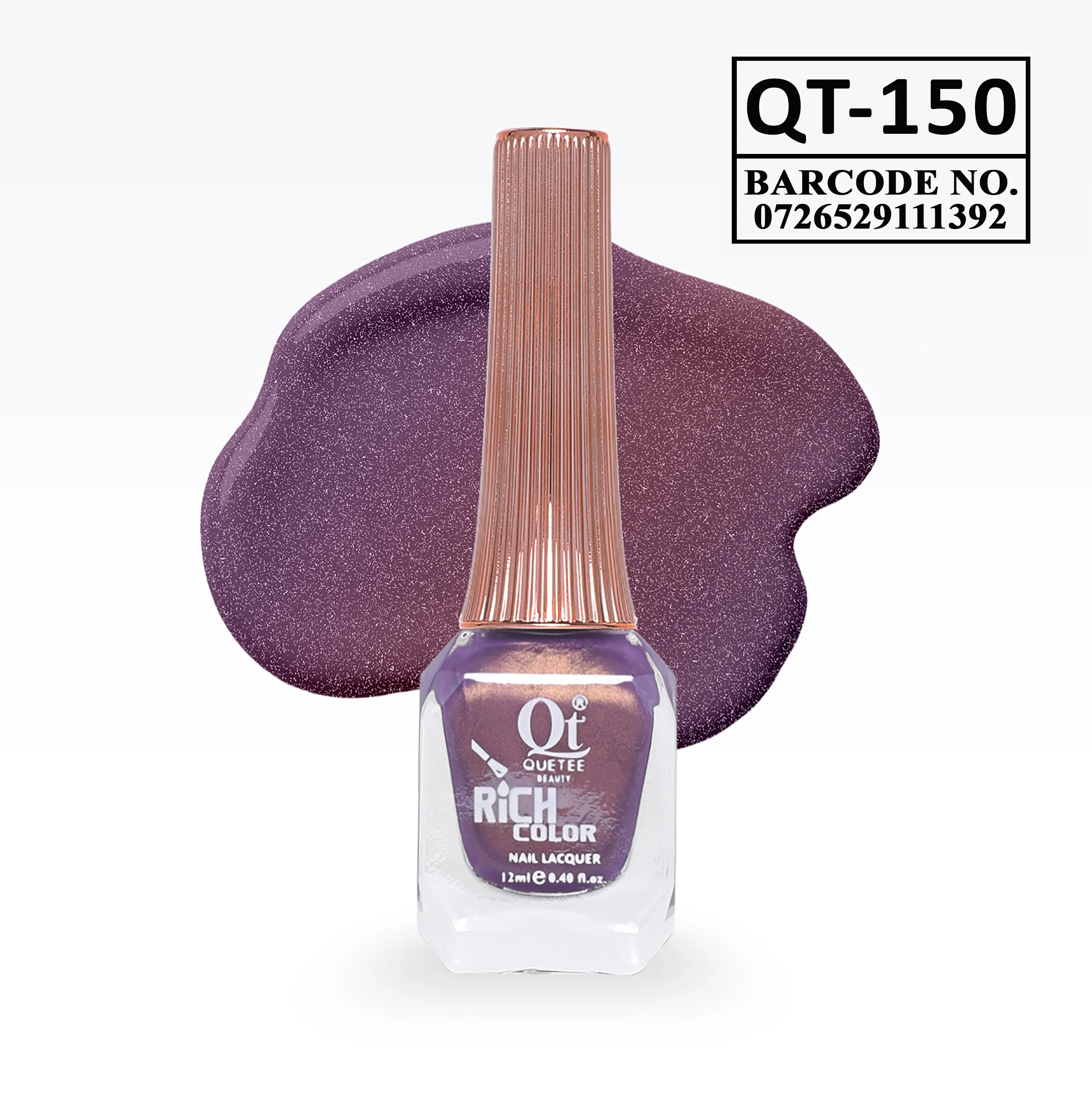 Quetee Beauty Rich Color Nail Polish QT-150 - Image 2