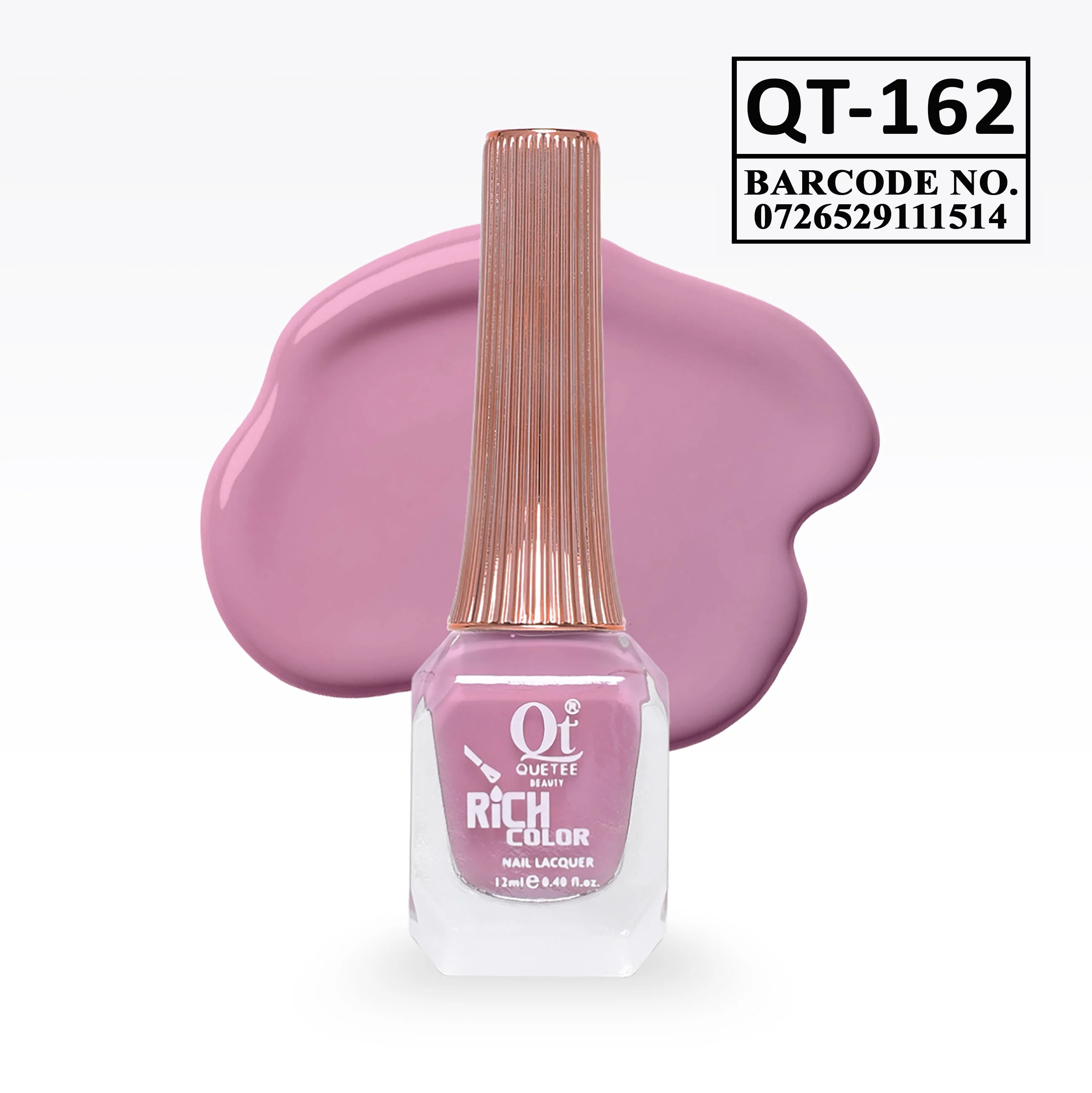 Quetee Beauty Rich Color Nail Polish QT-162 - Image 2