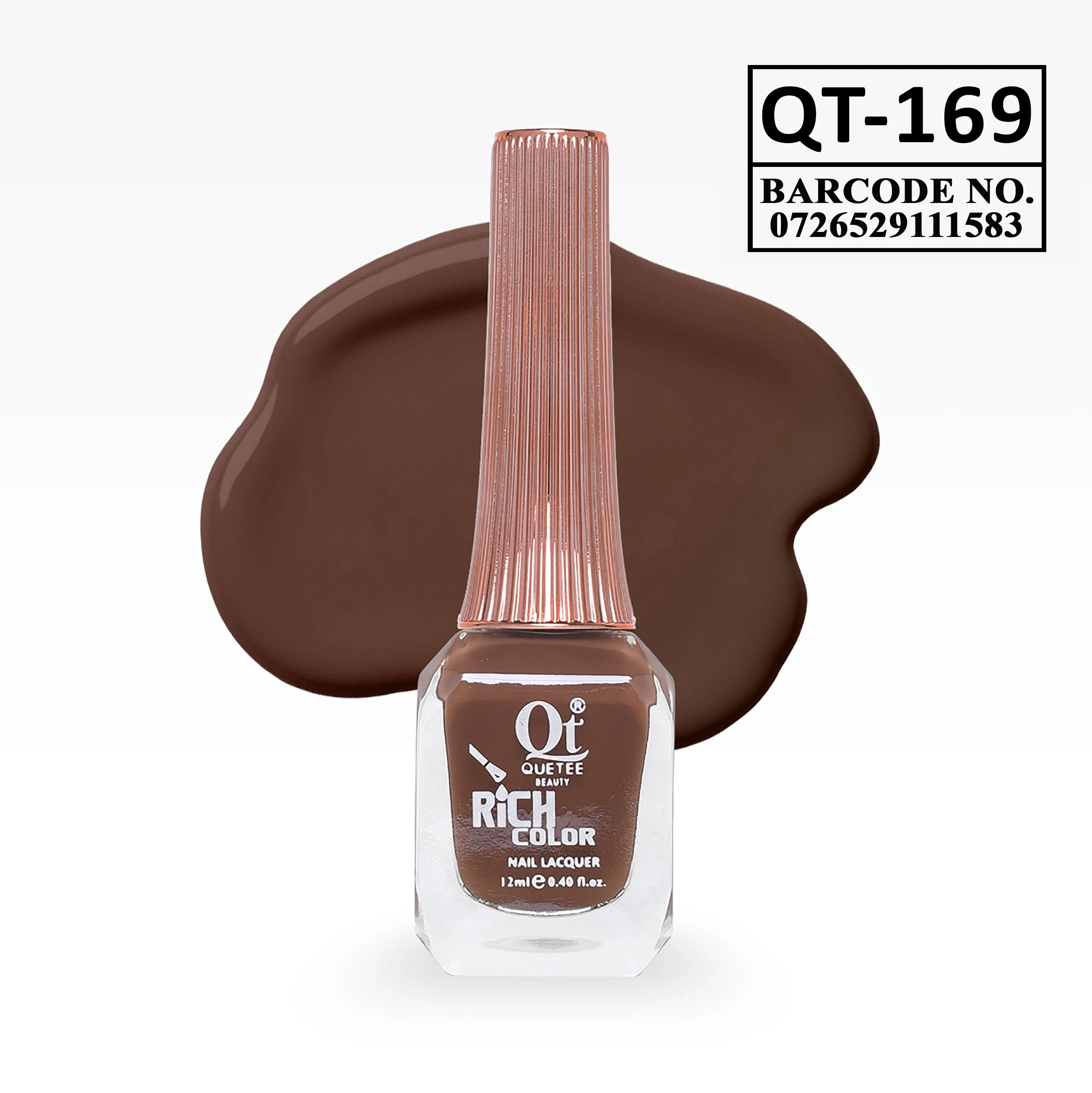Quetee Beauty Rich Color Nail Polish QT-169 - Image 2
