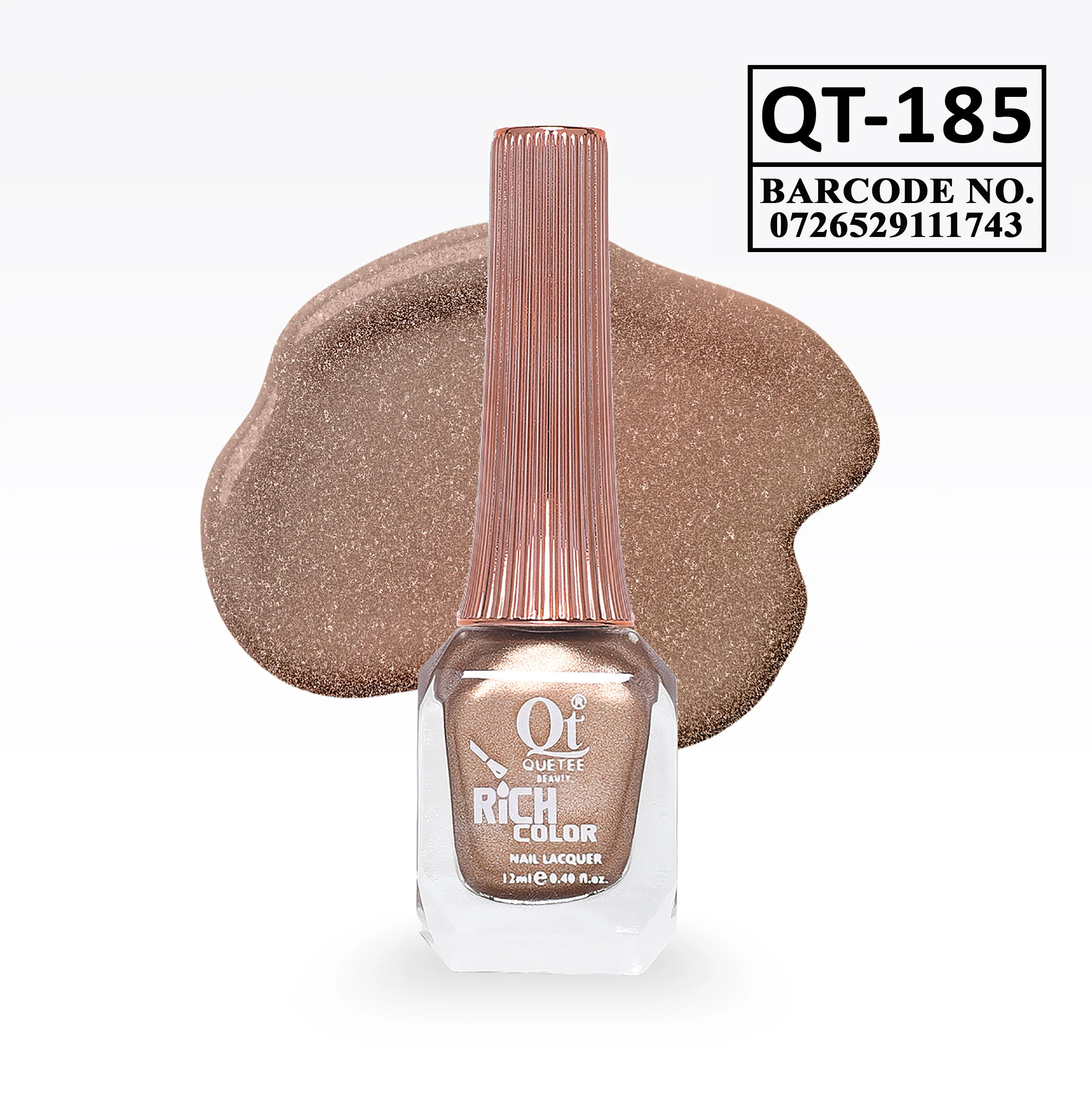 Quetee Beauty Rich Color Nail Polish QT-185 - Image 2