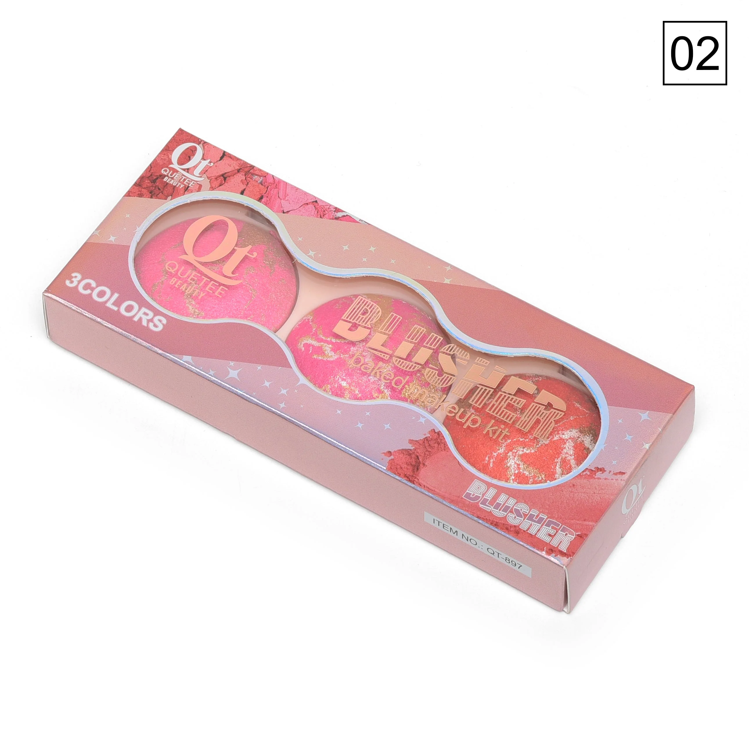 Quetee Beauty Terracotta Blush 3 IN 1 - Image 4