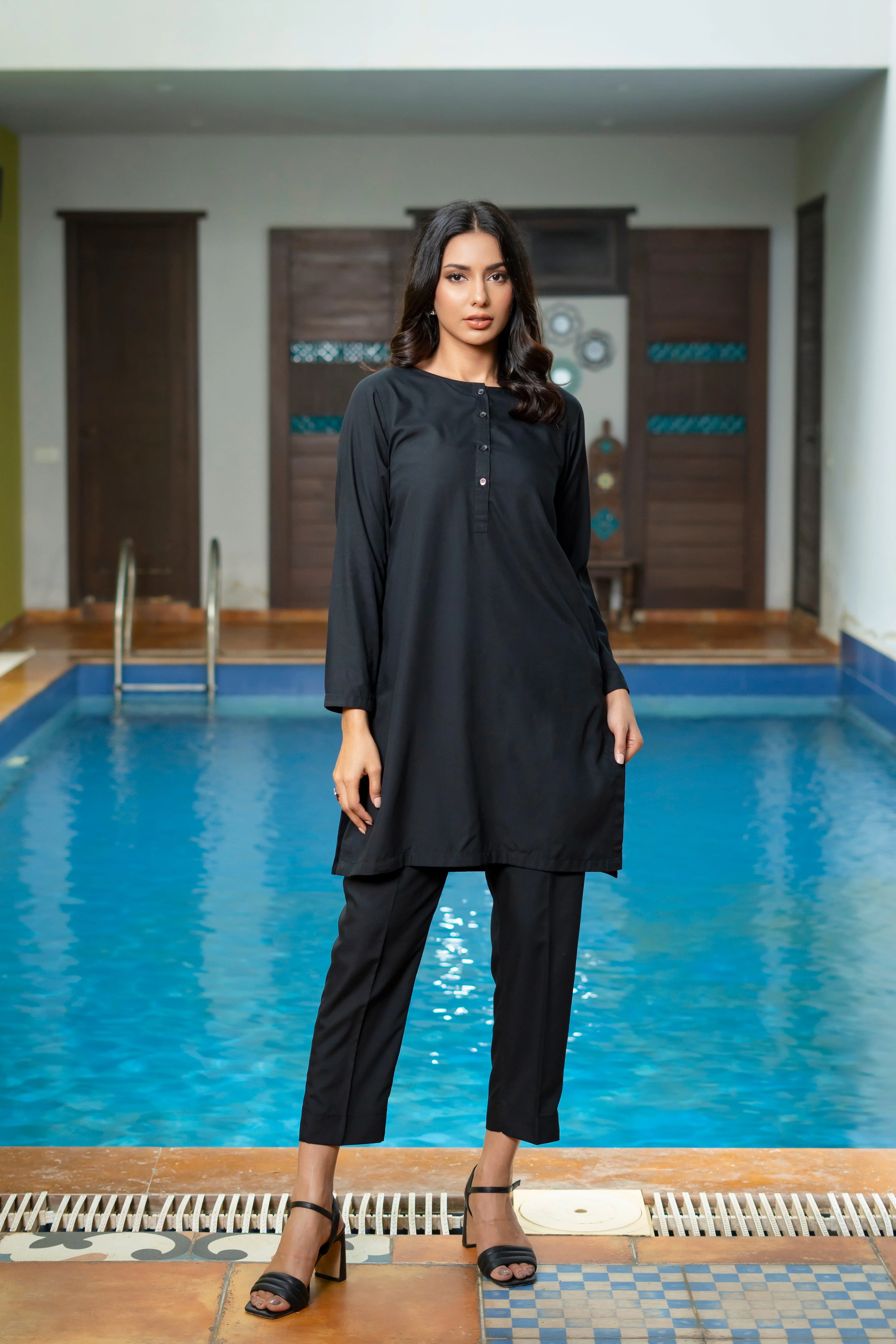Bayaan By Mashrib Stitched 2 Piece Summer Suit-Raaz - 2pc