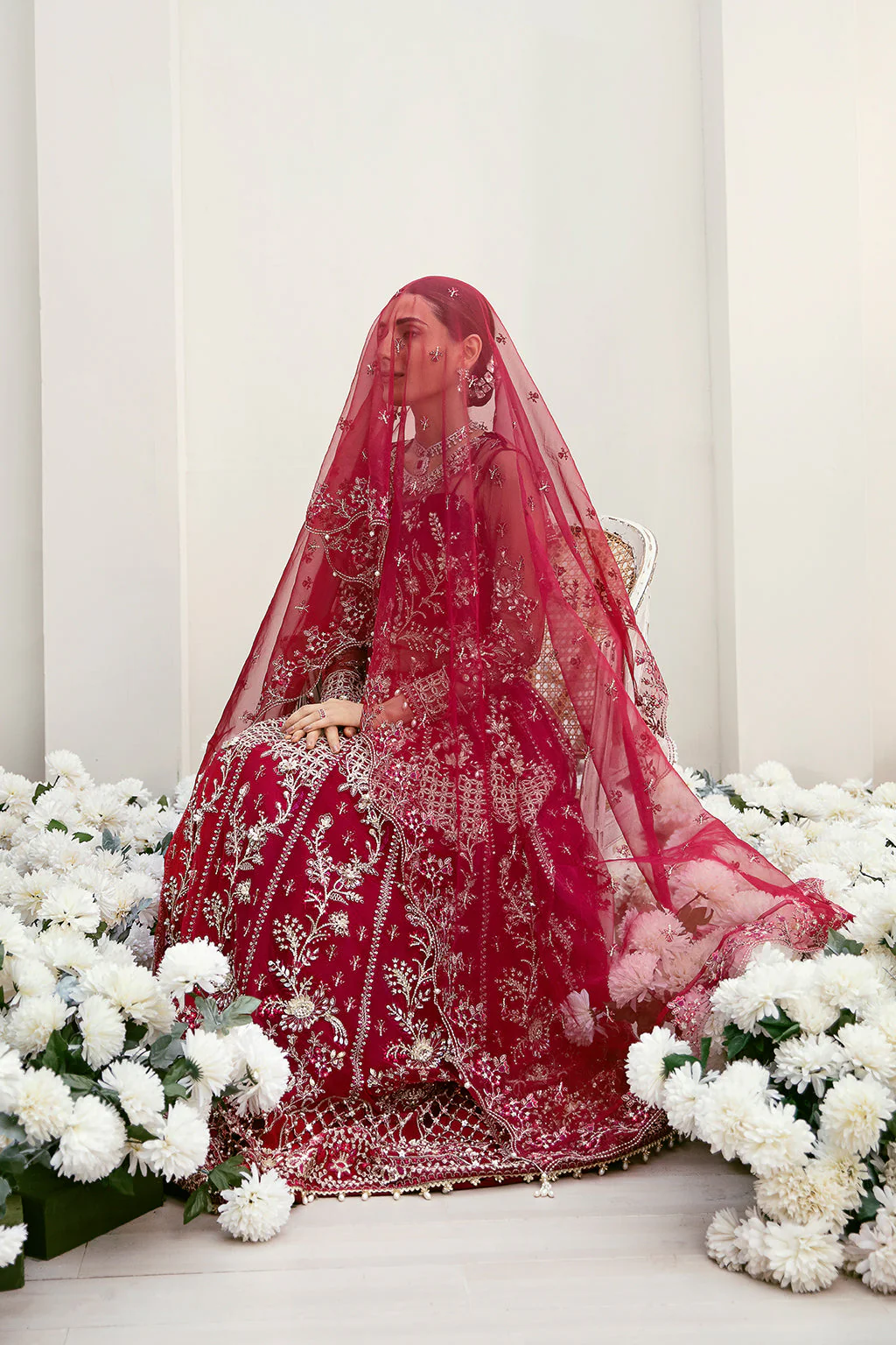 La More Unstitched 3 Piece Wedding Collection-Radiant ruby - Image 7