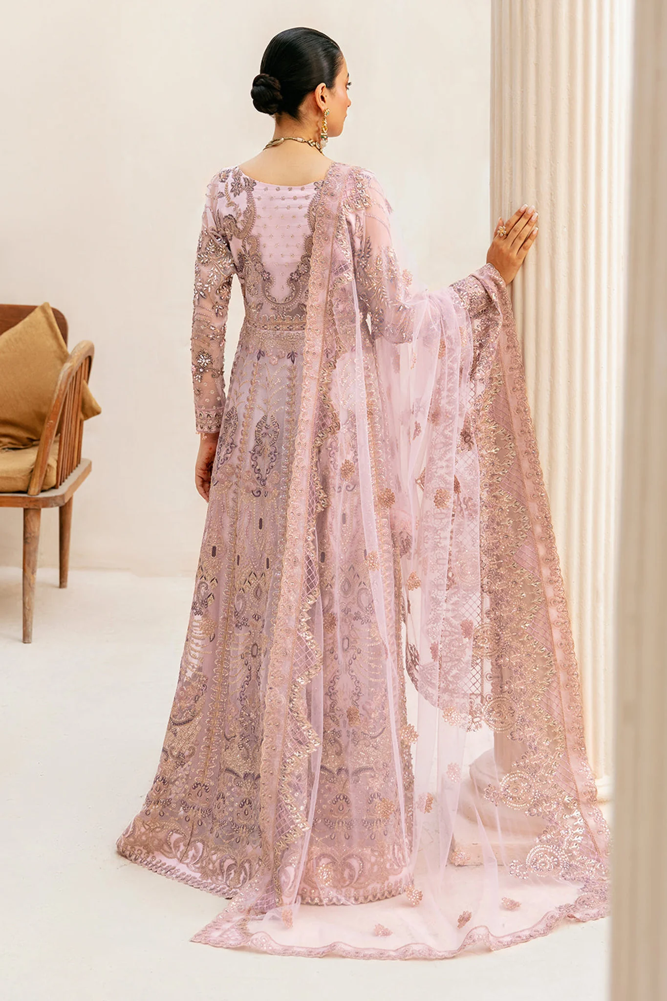 Ramsha Unstitched 3 Piece Luxury Festive Wedding Vol-04 Suit-HB-401 - Image 4