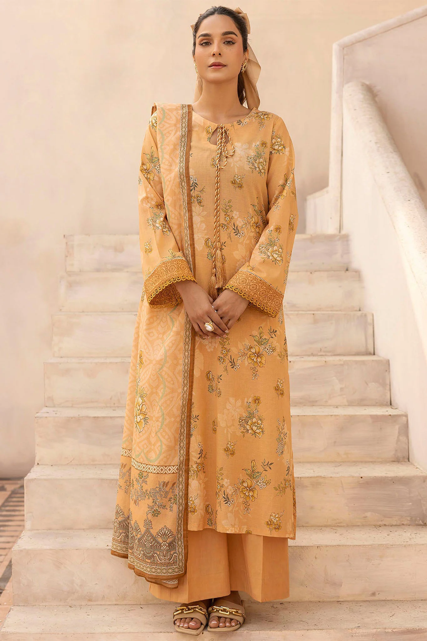 Rang By Motifz Unstitched 3 Piece Digital Printed Lawn Suit-5440-Sofia