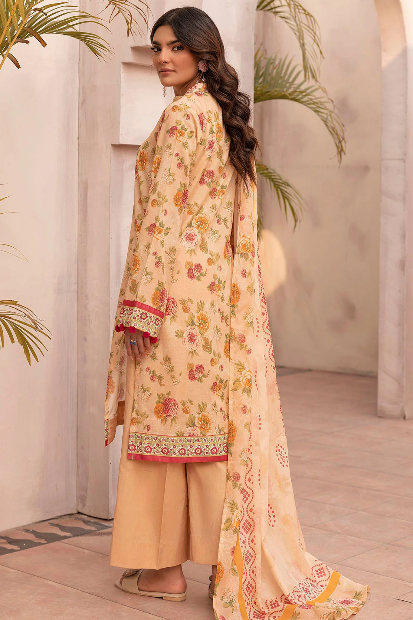 Rang By Motifz Unstitched 3 Piece Digital Printed Lawn Suit-5450-Mina - Image 3