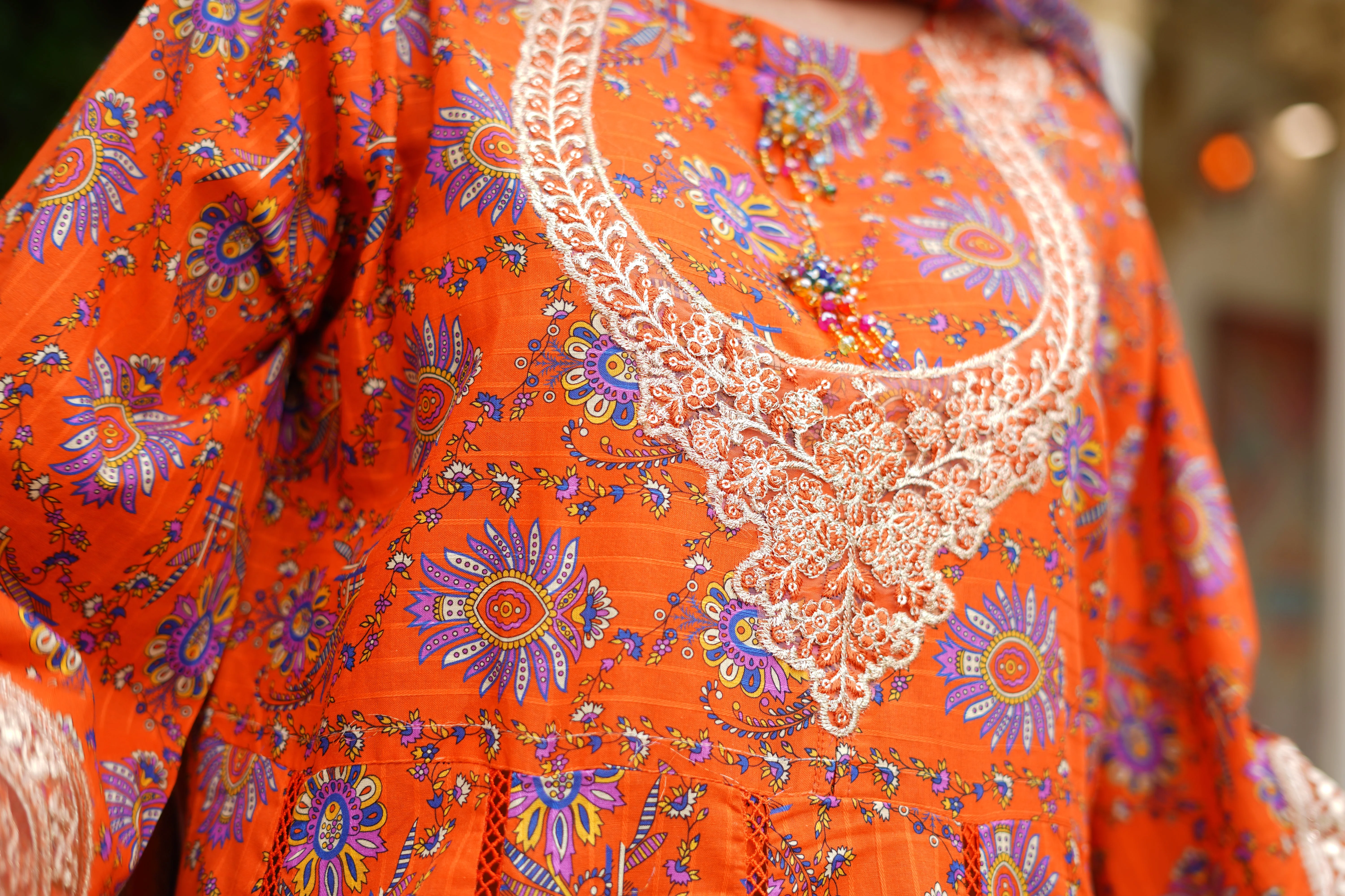 Rang E Gulposh Stitched 3 Piece Lawn Suit-RNG-1215 - Image 6