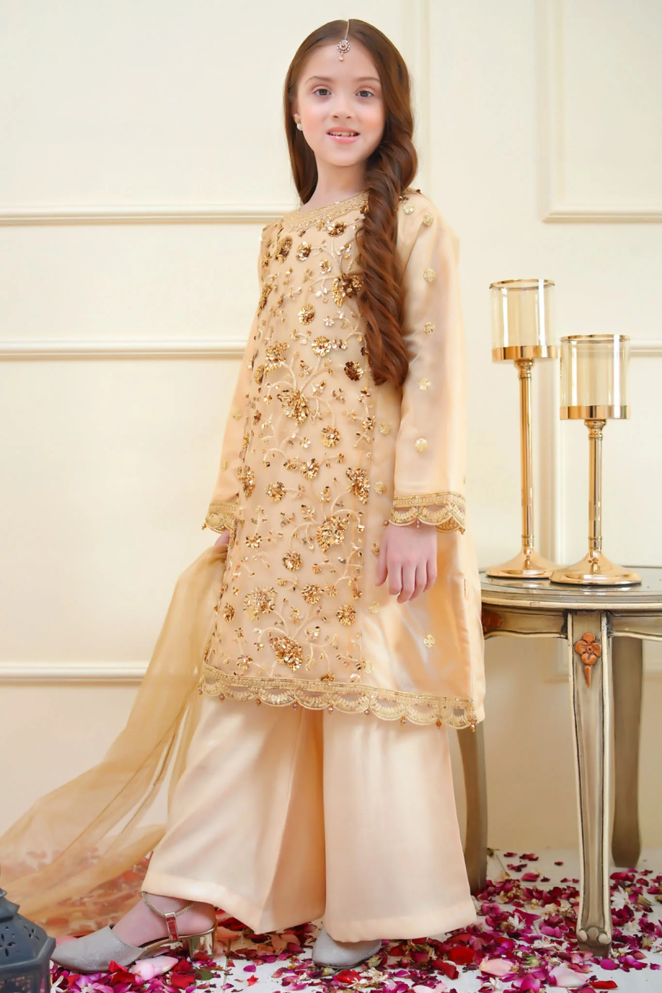 Rangon Ki Bahar By Shanzey Stitched 3 Piece Formals Suit-SHK-3904 - Image 3