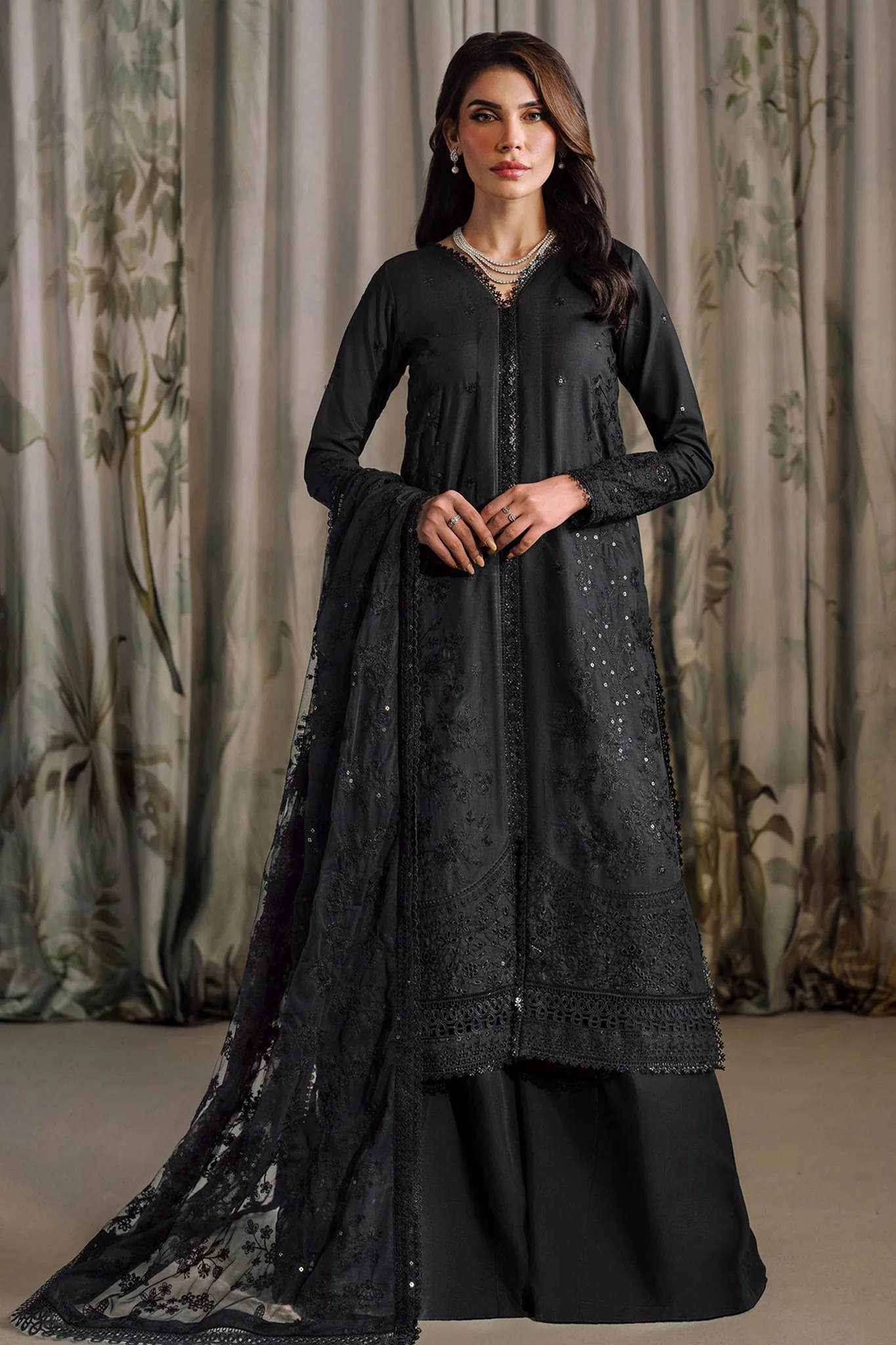 Raw Silk By Zarif Unstitched 3 Piece Luxury Formals Suit-ZRF-RW-02-Zivah
