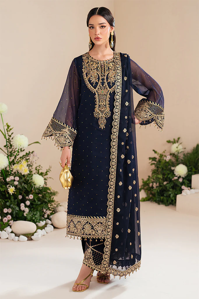 Reena By Alizeh Unstitched 3 Piece Formals Eid Edit V4 Suit-AF-HM-4037-Erina - Image 4