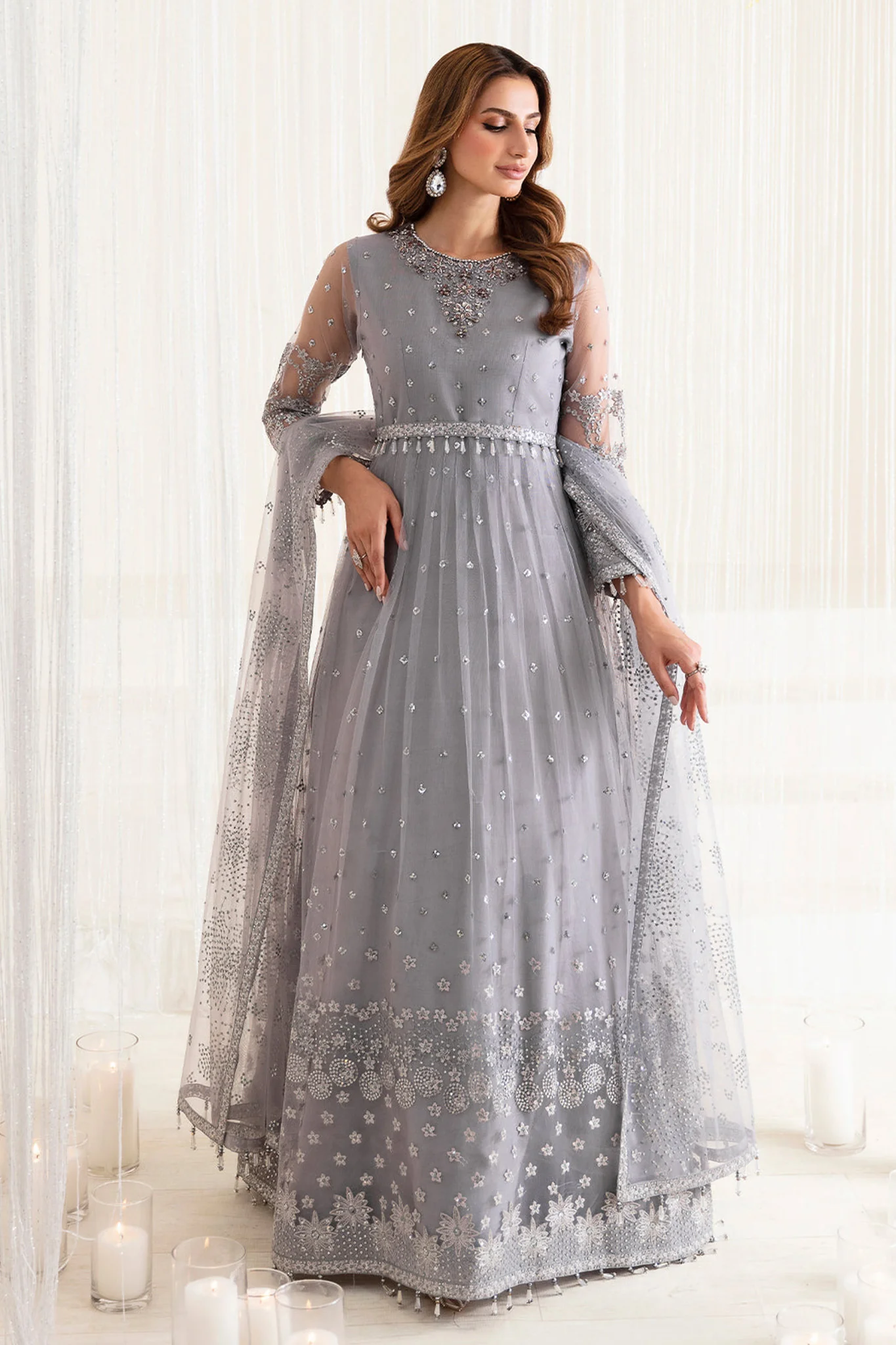 Reena By Alizeh Unstitched 3 Piece Luxury Formals Wedding Edits Suit-HM-4018-Darcy