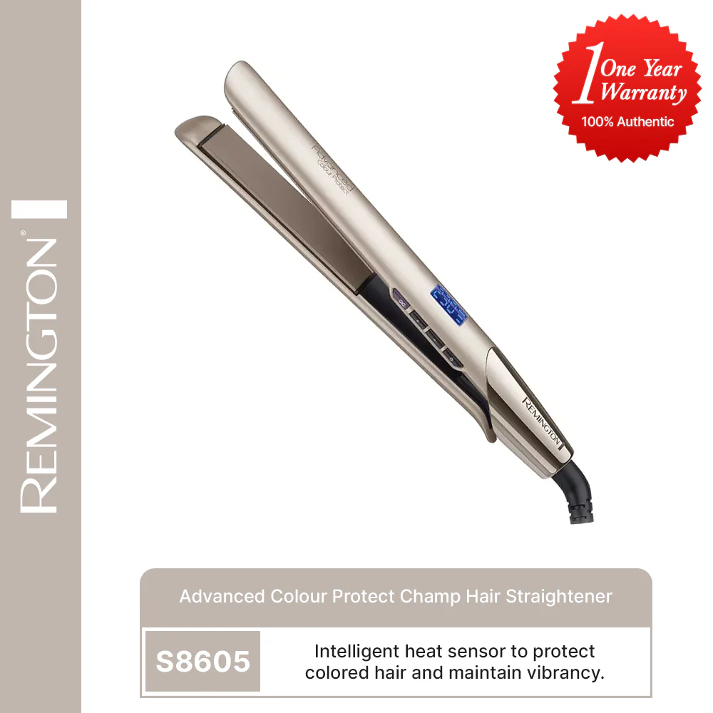 Remington- S8605 Advanced Colour Protect Champ Hair Straightener - Image 7