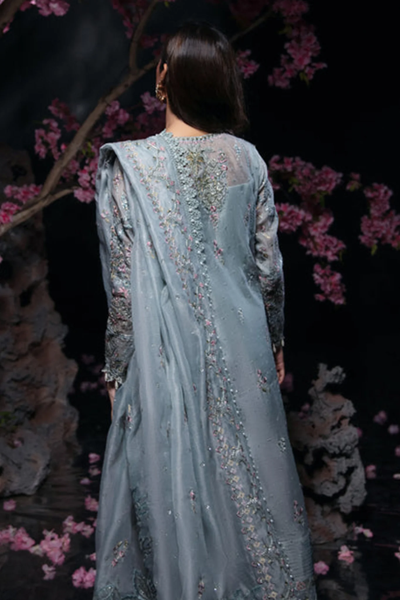 Reve De Luxe By Florent Unstitched 3 Piece Wedding Formals Suit-Mint Mist - Image 7
