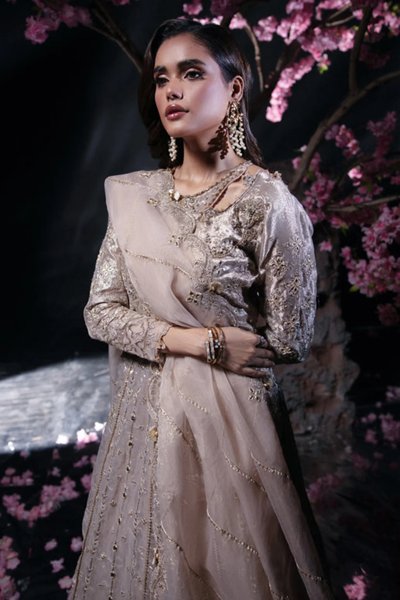 Reve De Luxe By Florent Unstitched 3 Piece Wedding Formals Suit-Opaline - Image 5