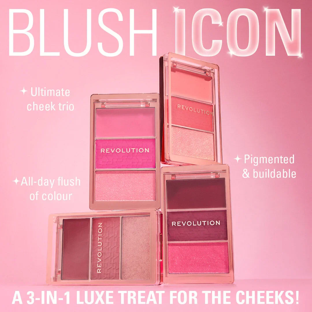 Revolution Blush Icon Palette My Cherry Truth - Image 4