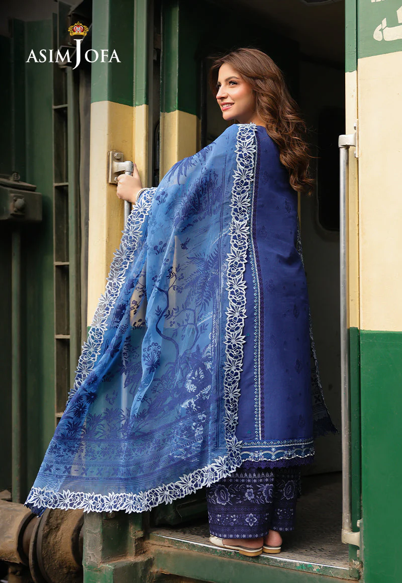 Rhapsody By Asim Jofa Unstitched 3 Piece Summer Suit Ajubu-02 - Image 8
