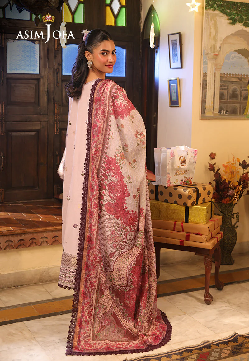 Rhapsody By Asim Jofa Unstitched 3 Piece Summer Suit Ajubu-05 - Image 4