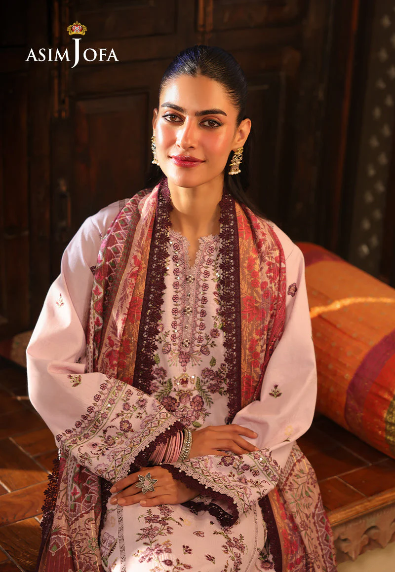 Rhapsody By Asim Jofa Unstitched 3 Piece Summer Suit Ajubu-05 - Image 9