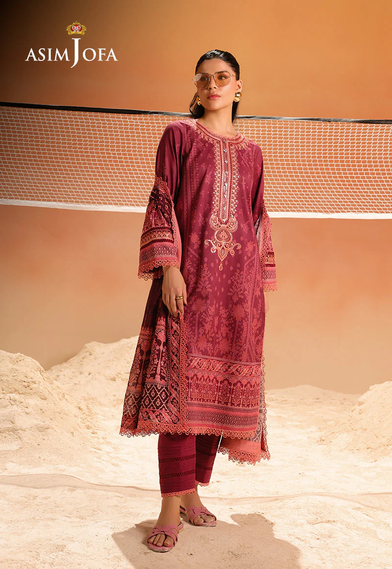 Rhapsody By Asim Jofa Unstitched 2 Piece Summer Suit Ajubu-15 - Image 7