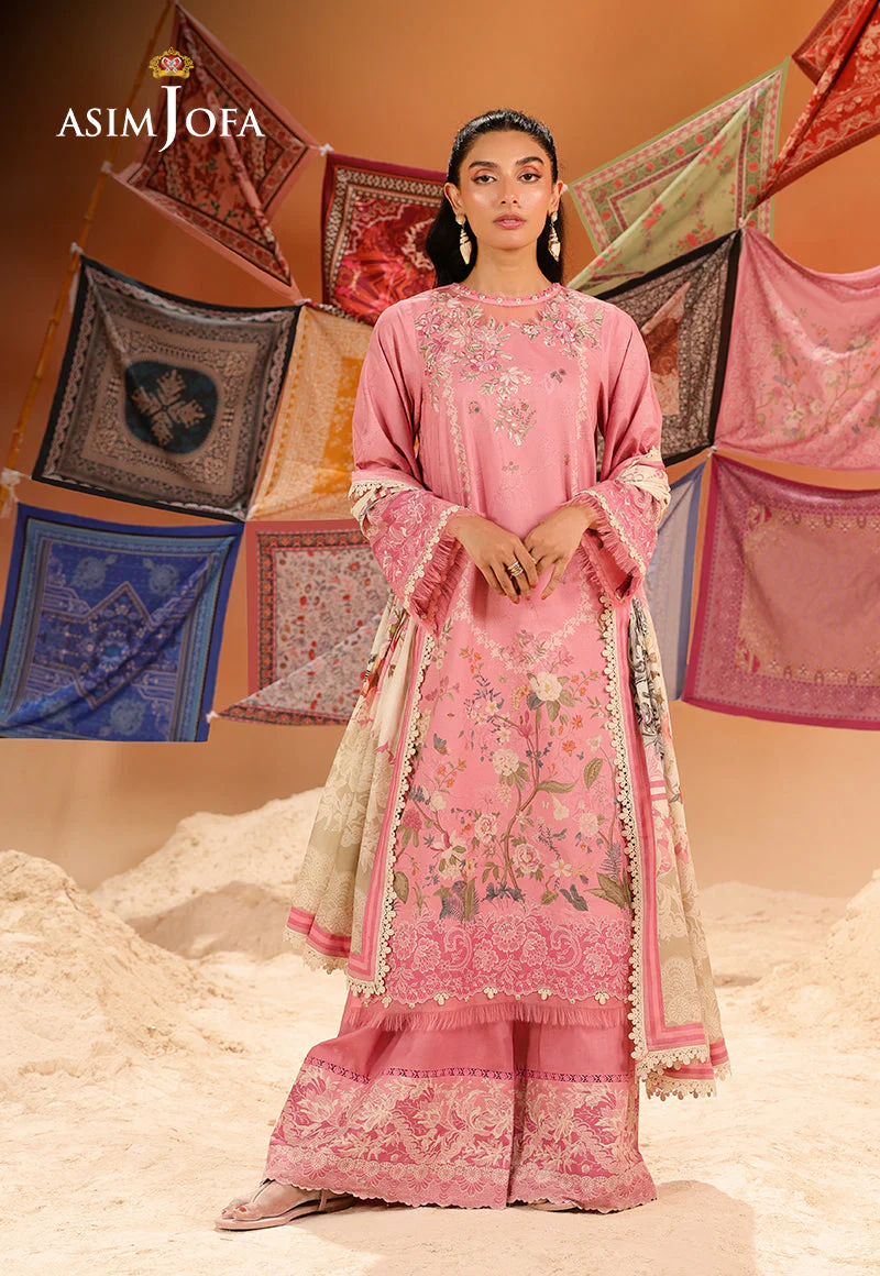 Rhapsody By Asim Jofa Unstitched 2 Piece Summer Suit Ajubu-17
