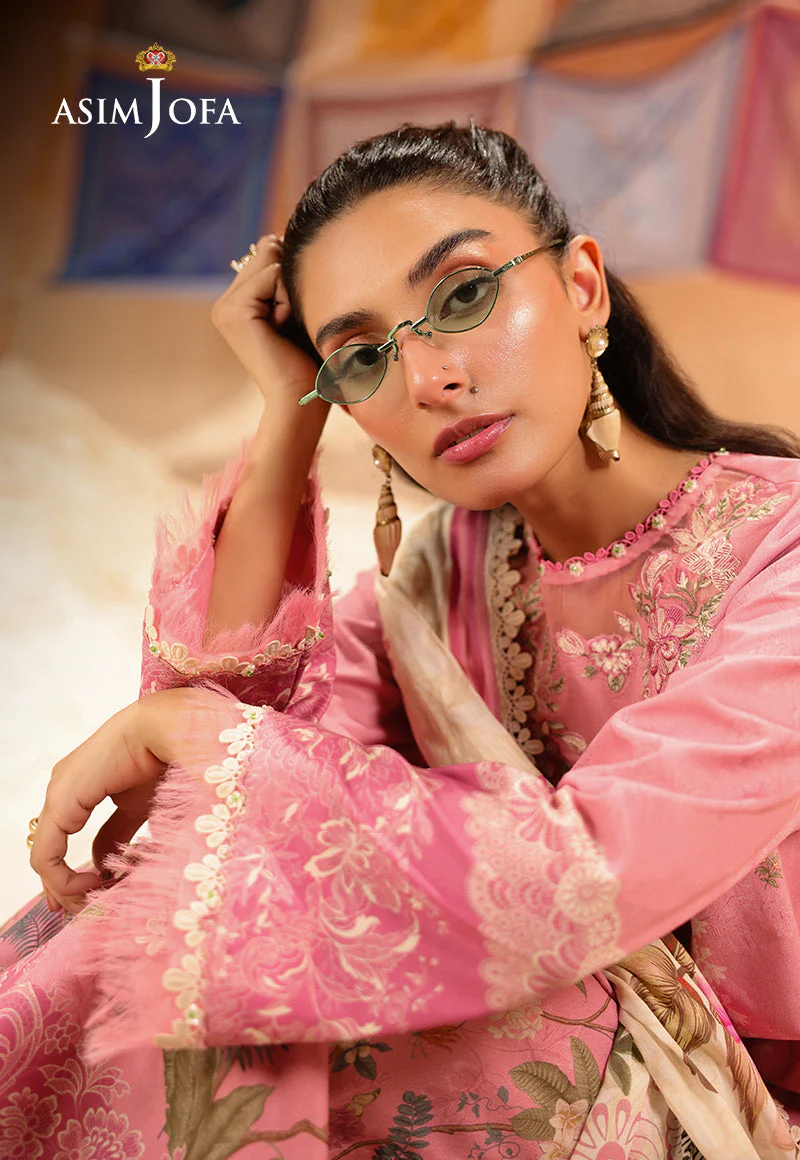 Rhapsody By Asim Jofa Unstitched 2 Piece Summer Suit Ajubu-17 - Image 3