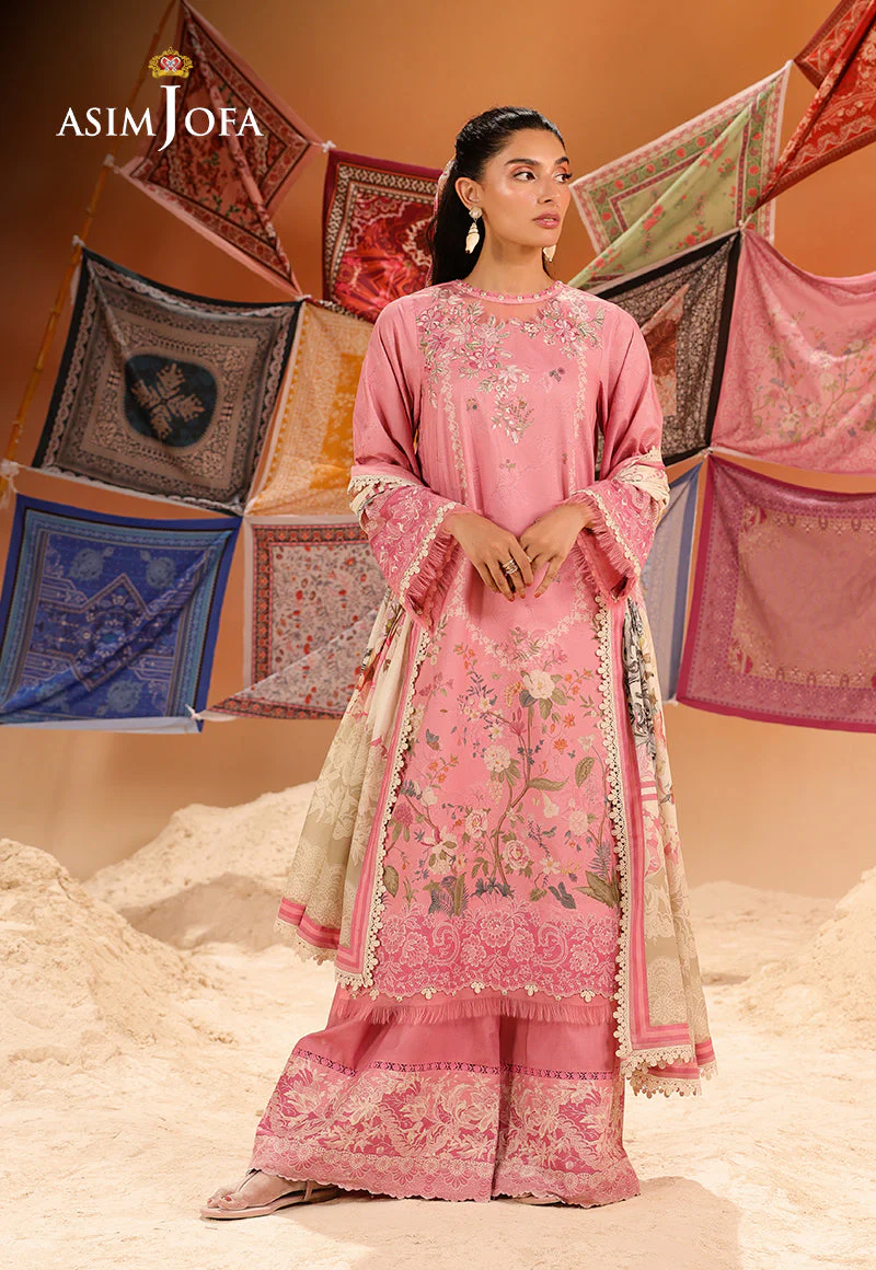 Rhapsody By Asim Jofa Unstitched 2 Piece Summer Suit Ajubu-17 - Image 6