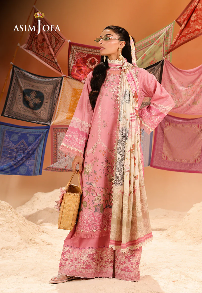 Rhapsody By Asim Jofa Unstitched 2 Piece Summer Suit Ajubu-17 - Image 9