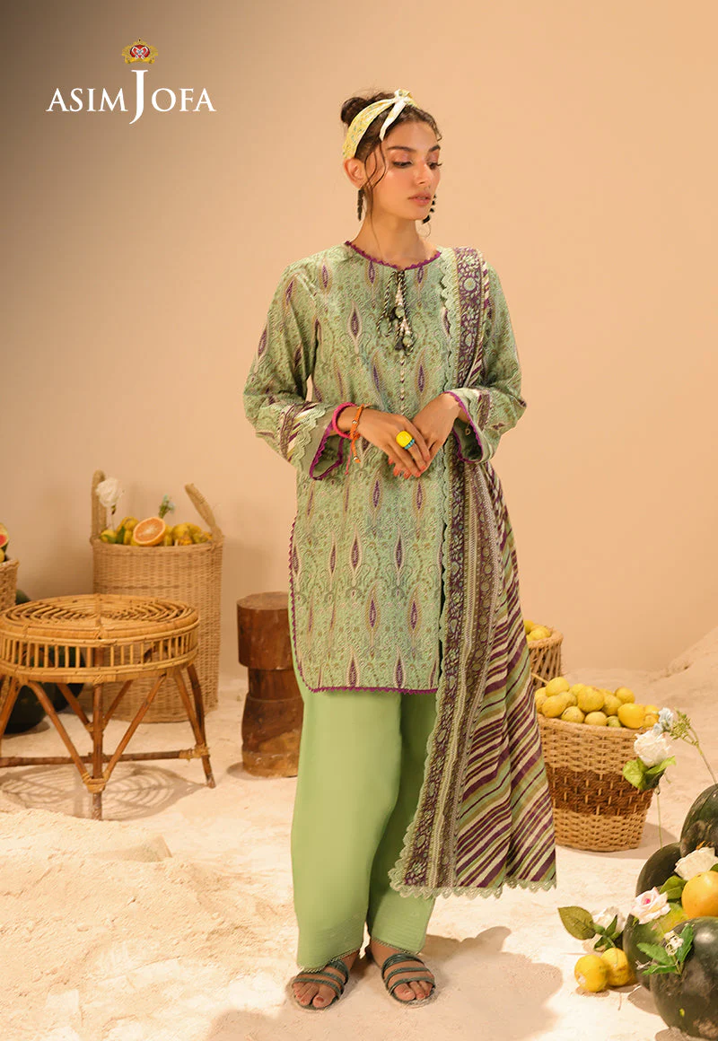 Rhapsody By Asim Jofa Unstitched 3 Piece Summer Suit Ajubu-31