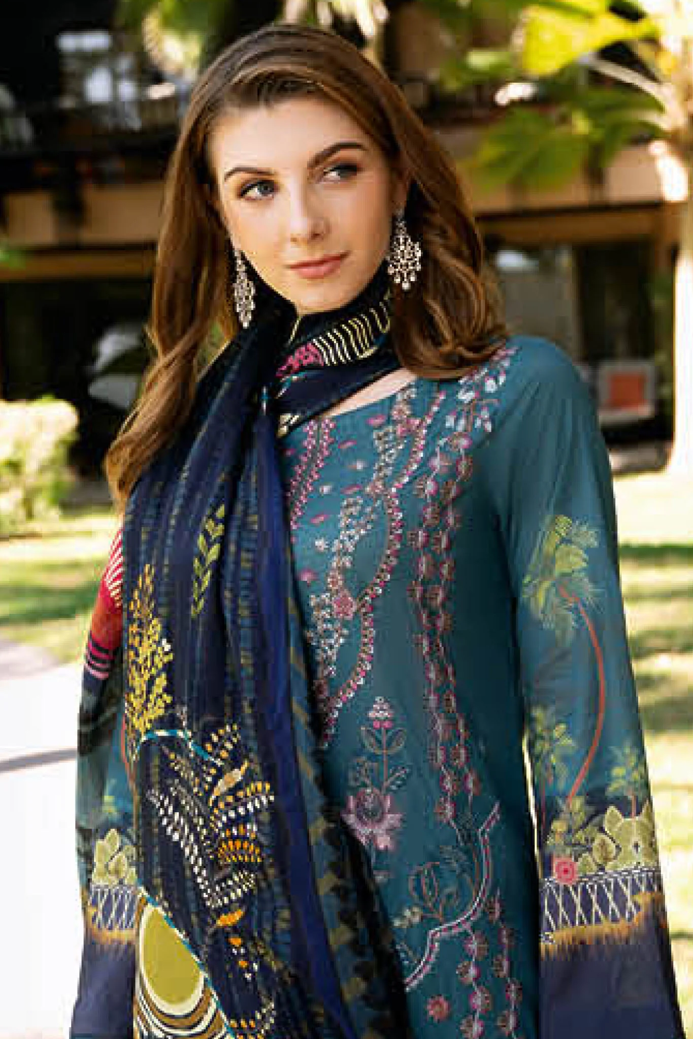 Riwayat By Ramsha Unstitched 3 Piece Luxury Lawn Vol-11 Collection-Y-1112 - Image 2