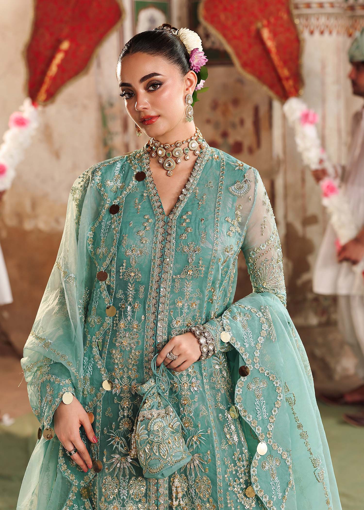 Veere Di Wedding By Sardinia Unstitched 3 Piece Collection-ROOHI - Image 2