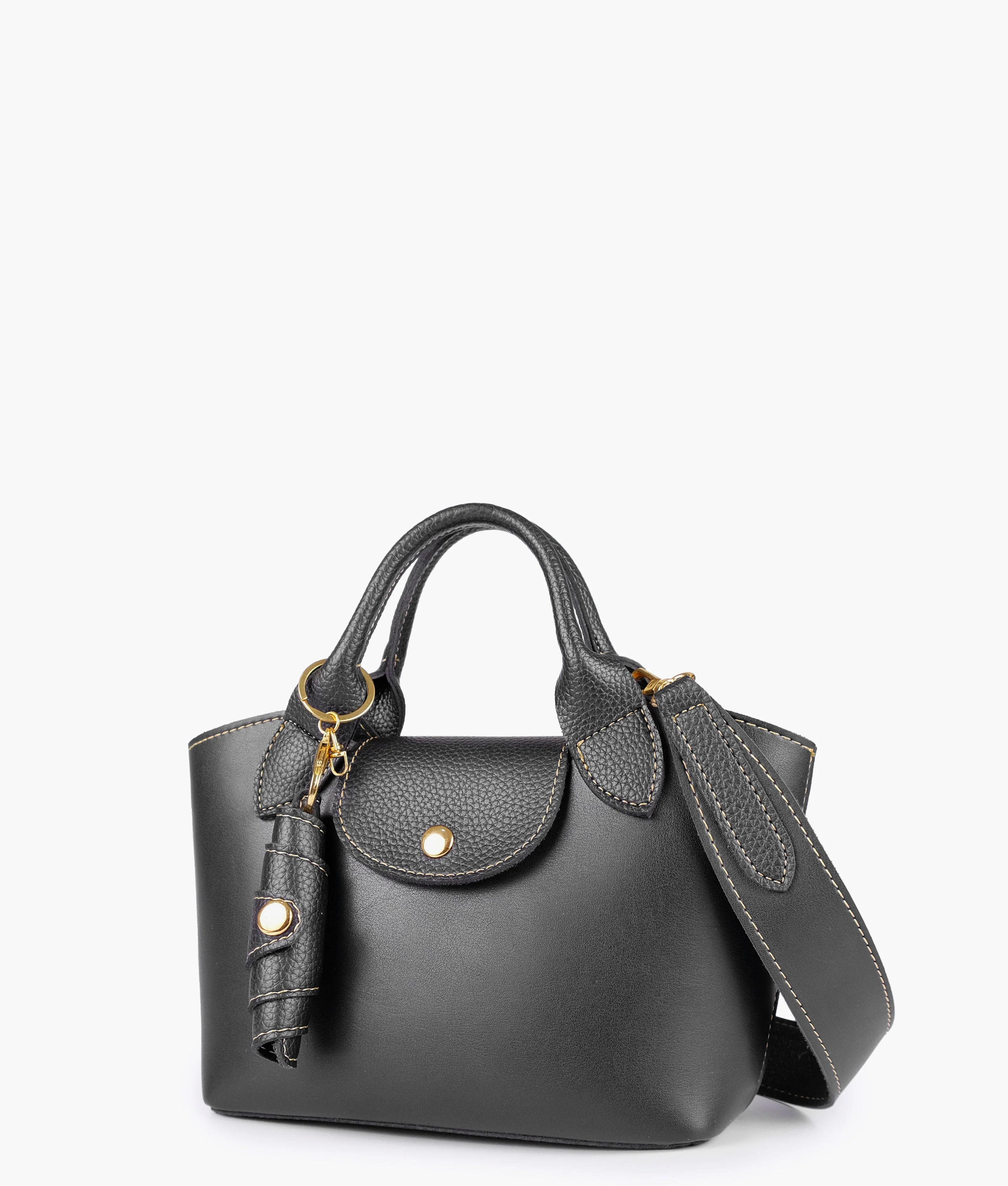 RTW Creation - Black mini top-handle tote bag