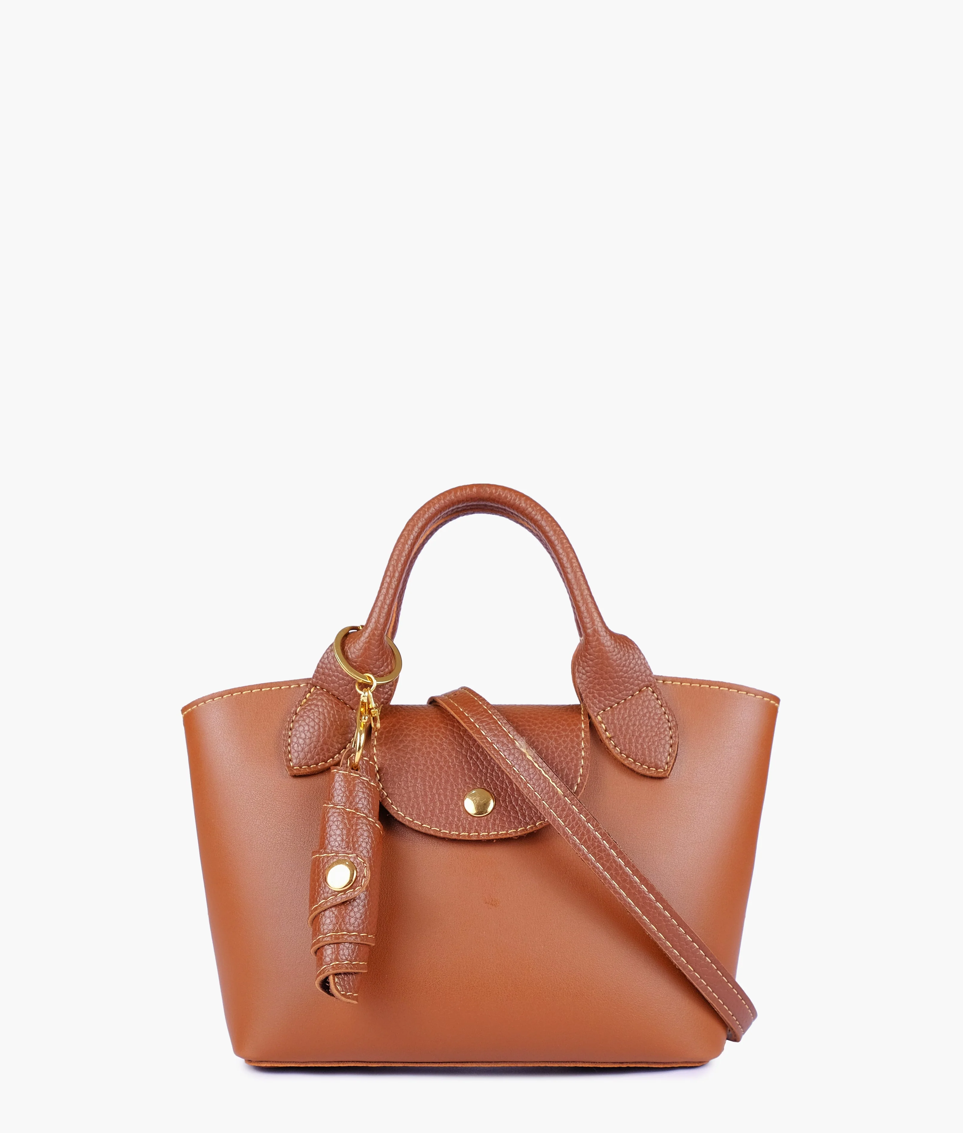 RTW Creation - Horse brown mini top-handle tote bag - Image 3