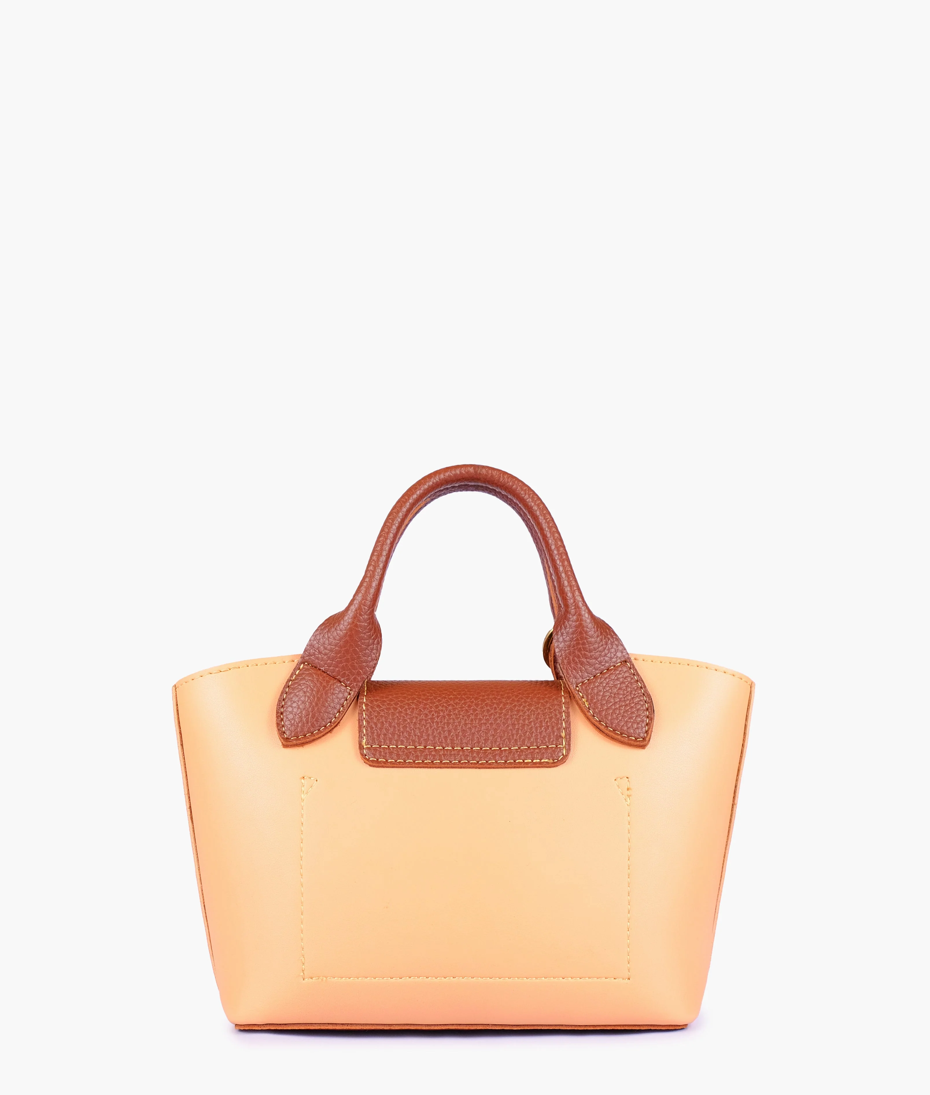 RTW Creation - Peach mini top-handle tote bag - Image 4