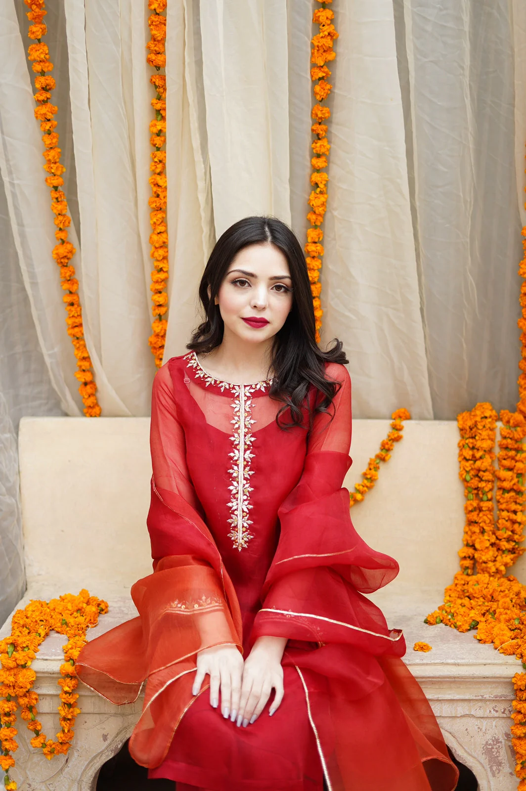 Pashma Khan Semi Formals Suit-Rúby - Image 3