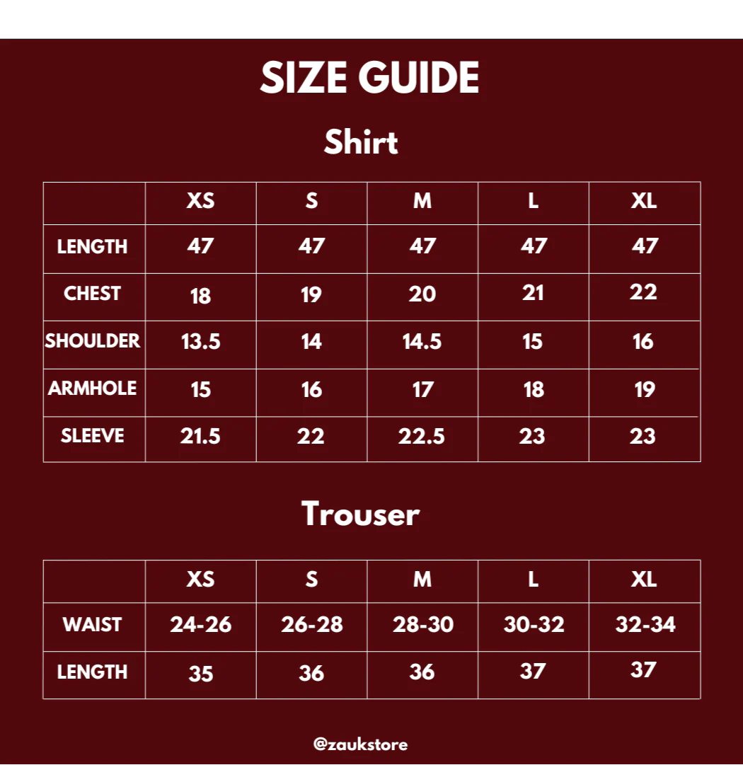 Zauk Stitched 2 Piece Collection-Ruby - Image 4