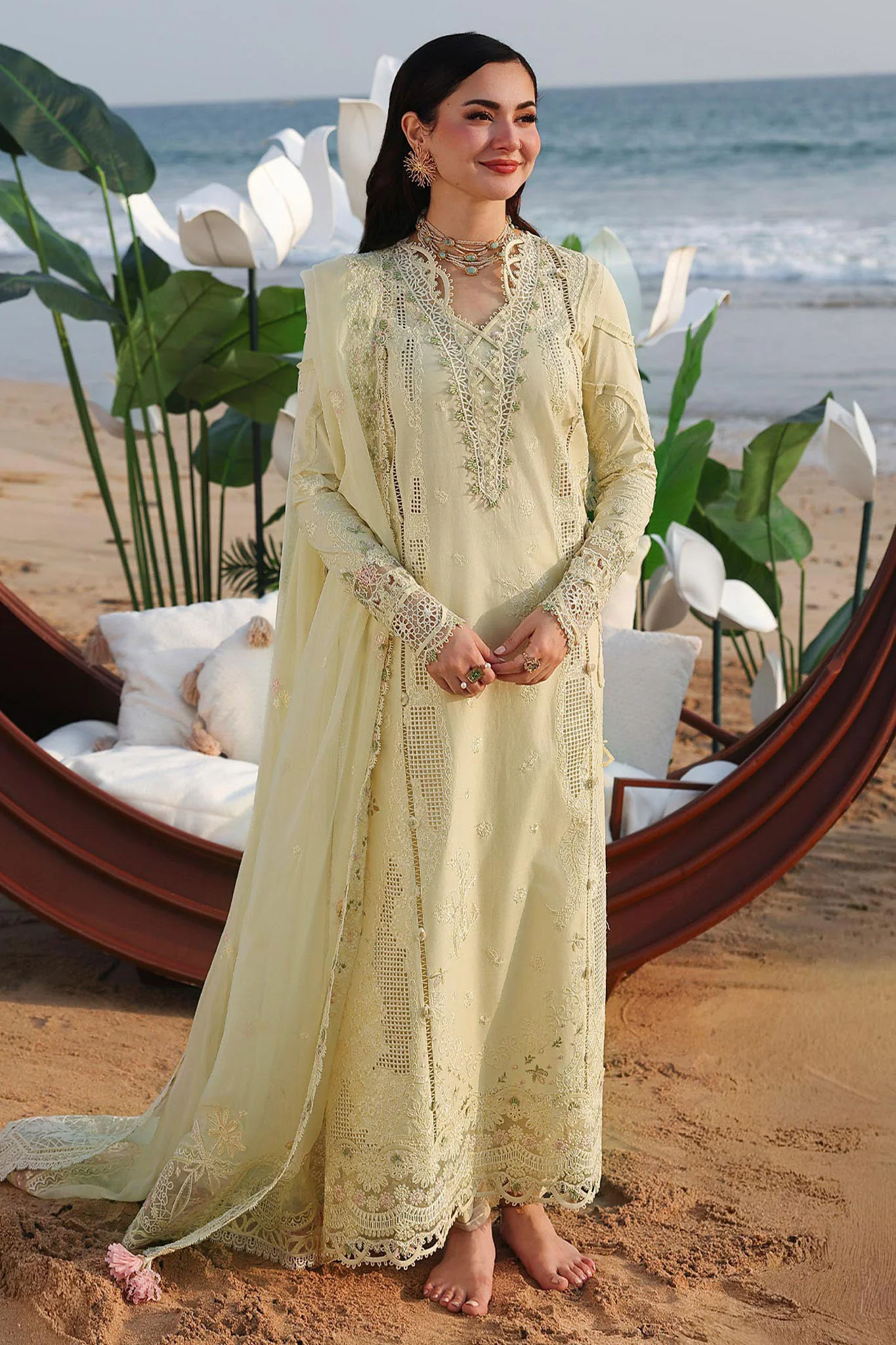 Sahil By Qalamkar Unstitched 3 Piece Luxury Lawn Suit-SA-03-Safa