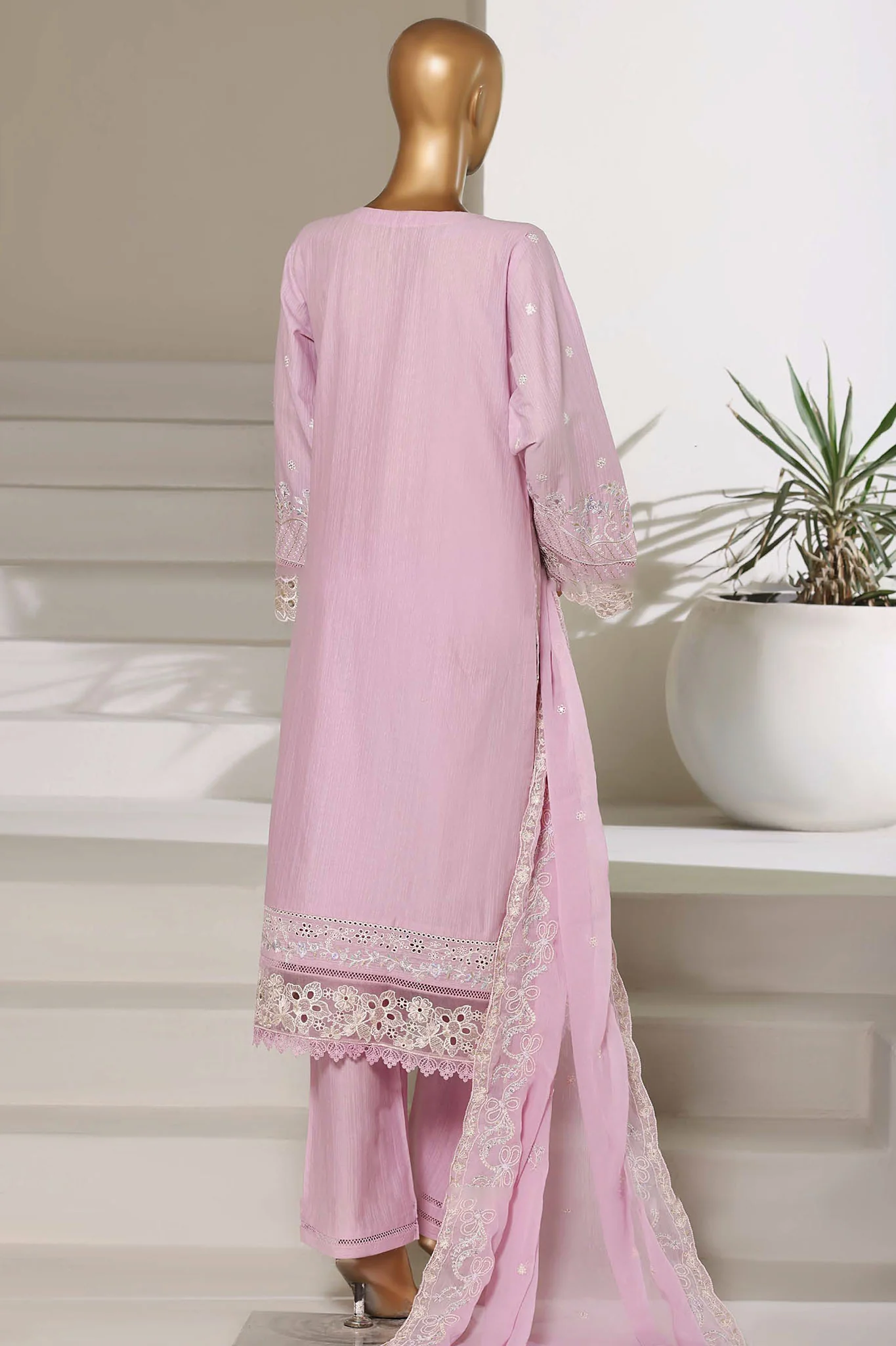 Sada Bahar Stitched 3 Piece Luxury Emb Festive Vol-01 Suit-LEL1-MK-251 LAILIC - Image 3