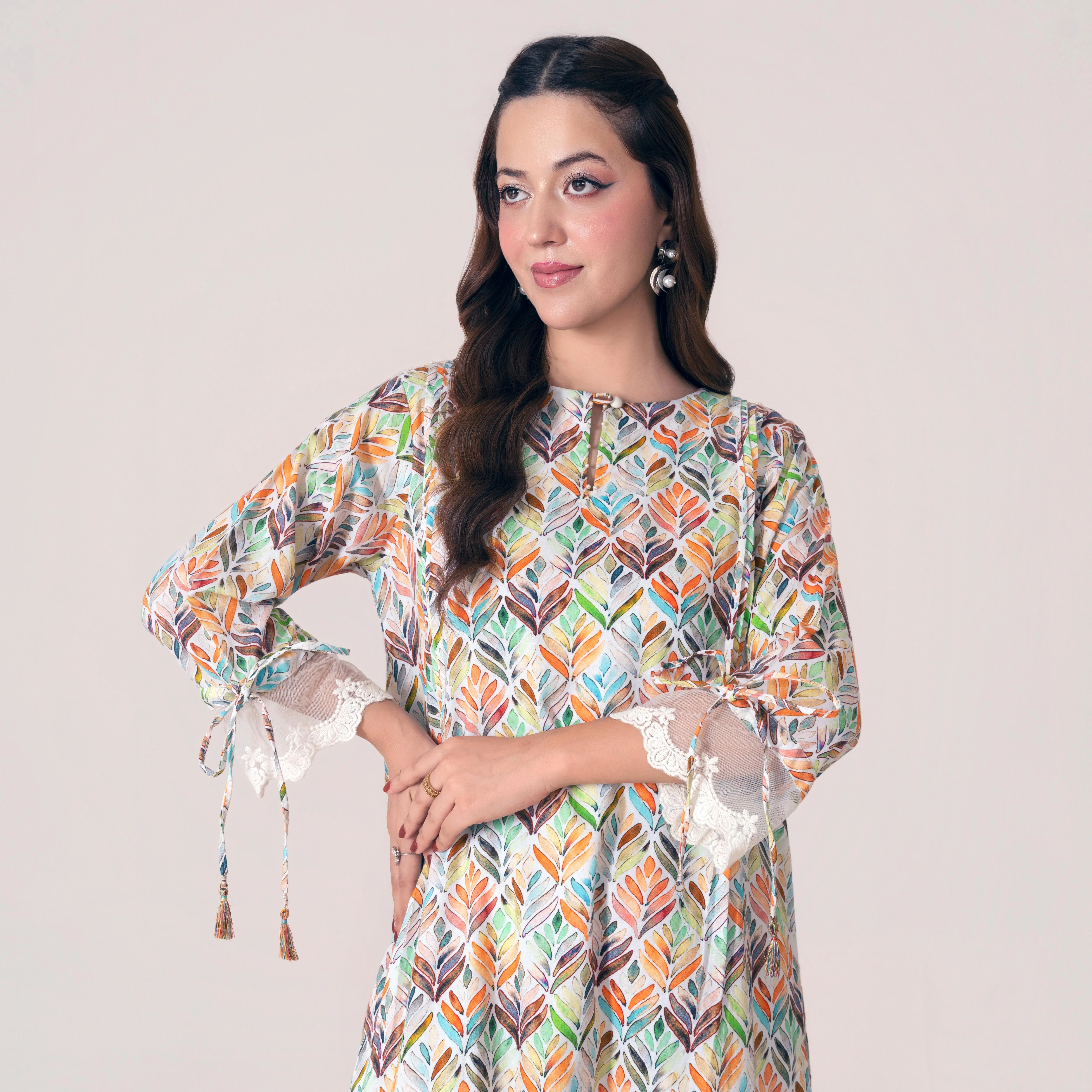 Ahlam By Safa Textile Safwa Printed Kurta Set - Image 4