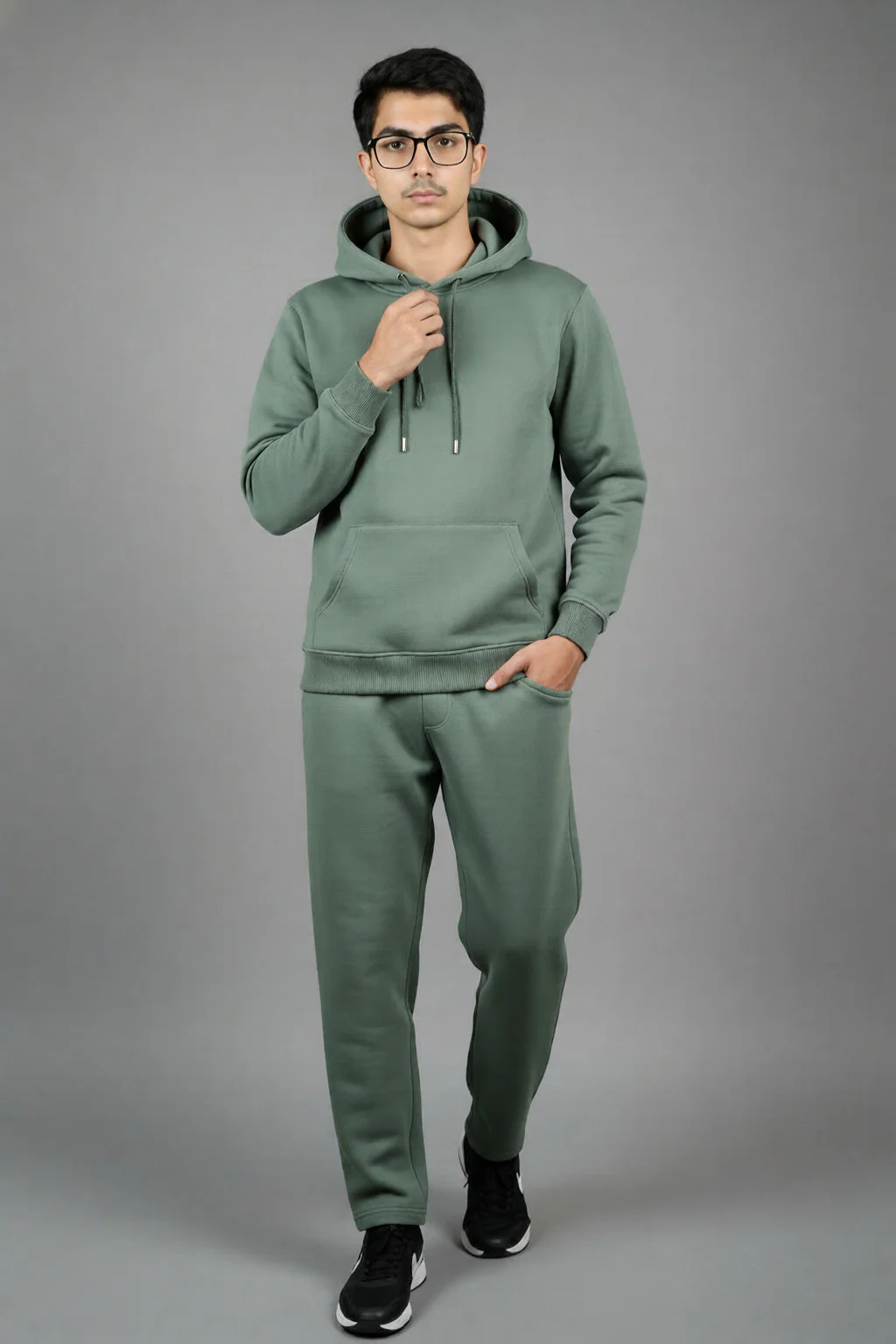 Winter Men's Core By Suitsu Stitched Western Suit-SageEase Hoodie Co-Ord