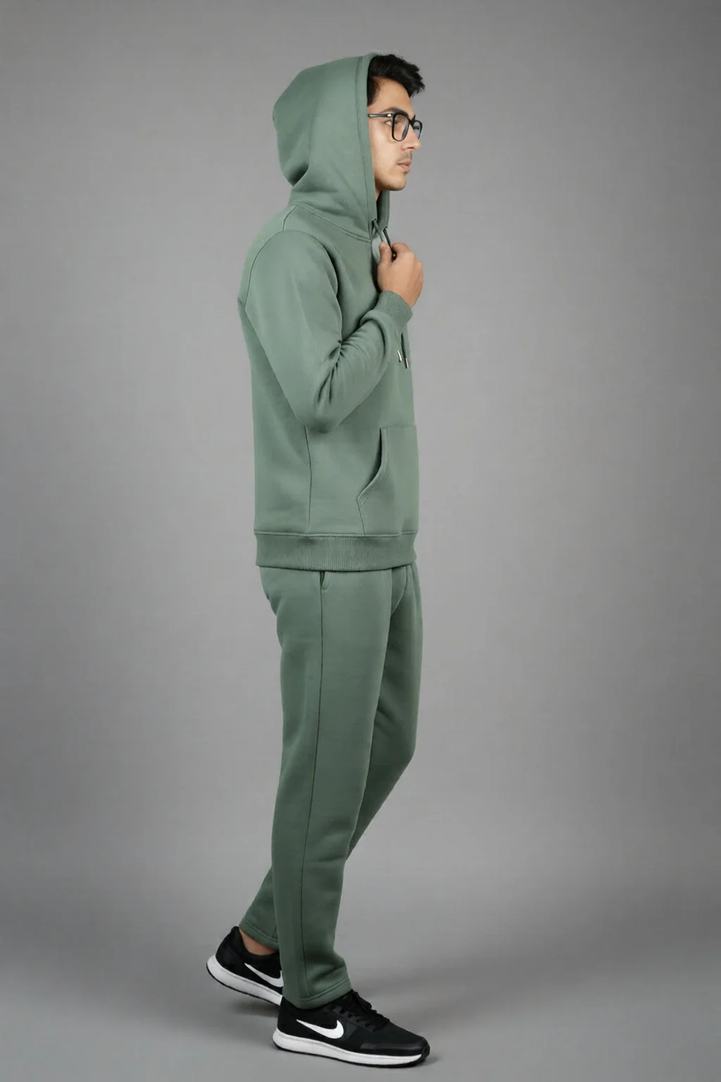 Winter Men's Core By Suitsu Stitched Western Suit-SageEase Hoodie Co-Ord - Image 3