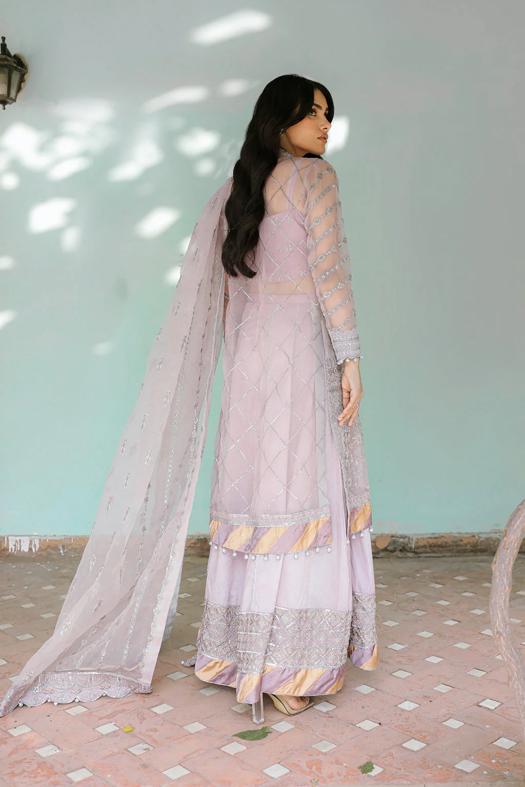 Zarposh Unstitched 3 Piece Formals Collection-SALVIA - Image 2