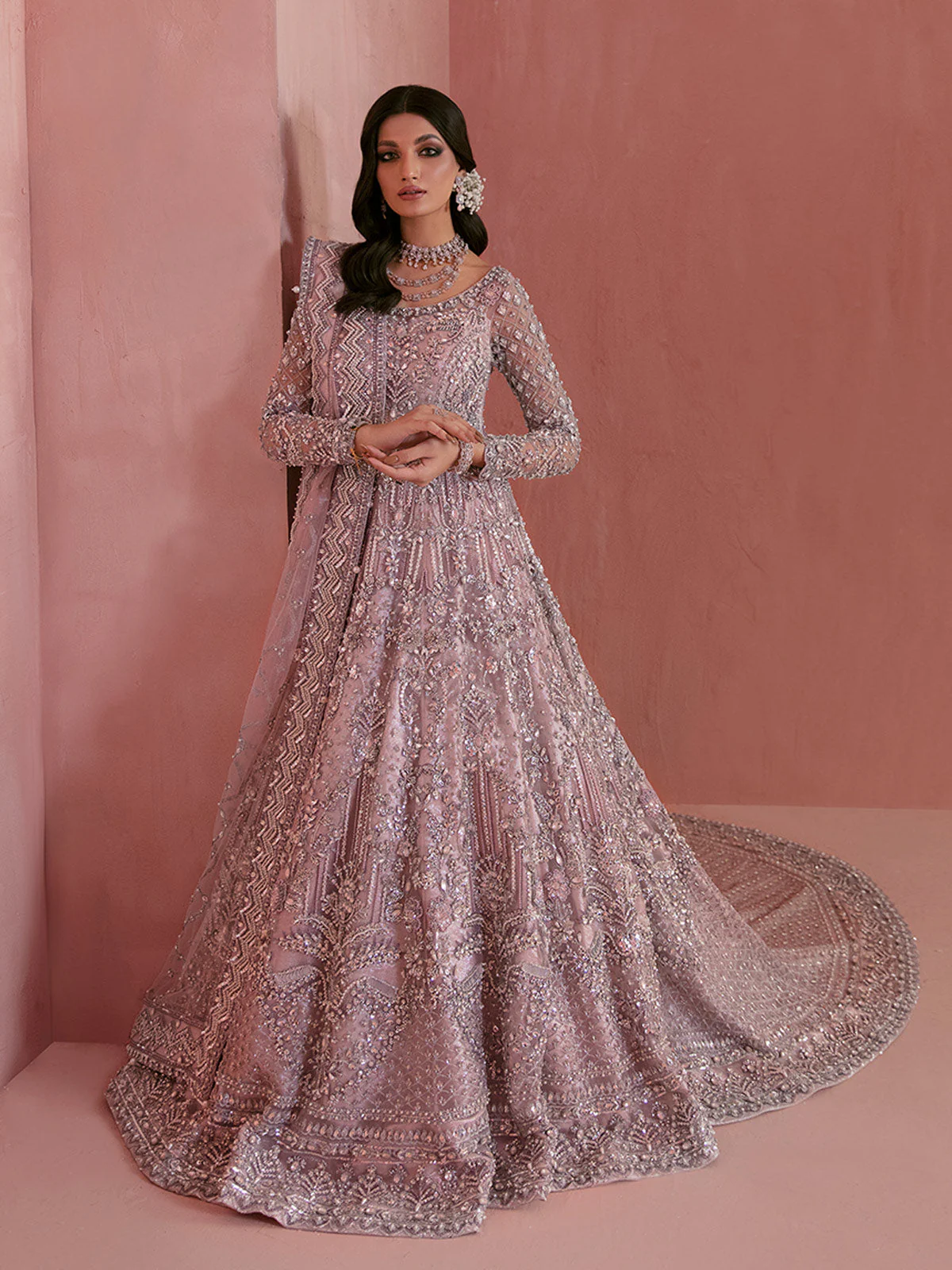 Charmaine By Gulaal Unstitched 3 Piece Bridal SuitSamairah B-25