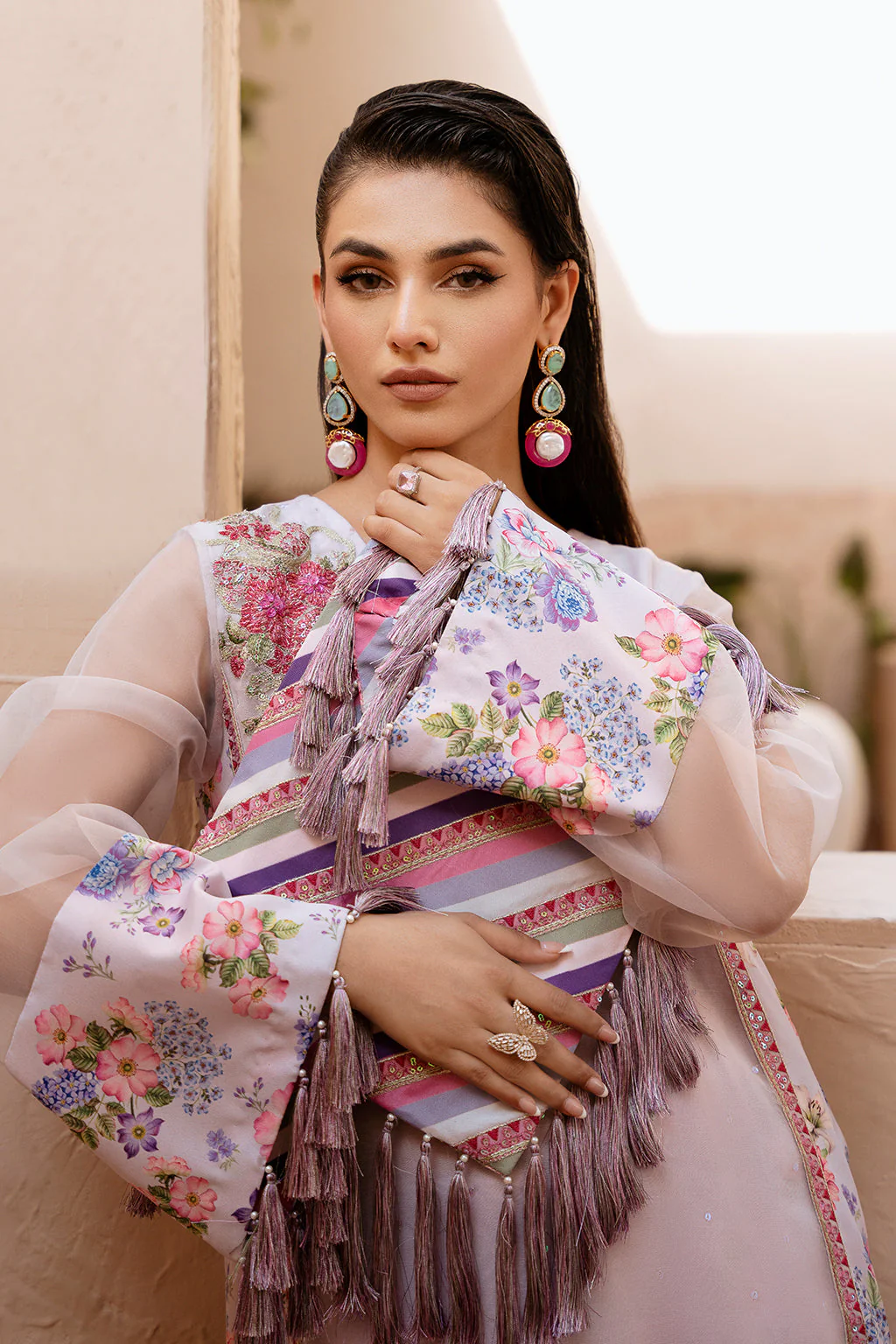 Zarposh Unstitched 2 Piece Formals Collection-Samara - Image 3